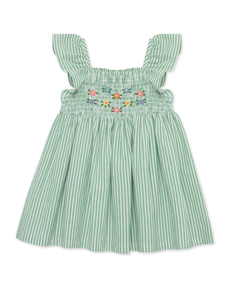 Green Woven Sundress with Panty (12M-24M) - Little Me