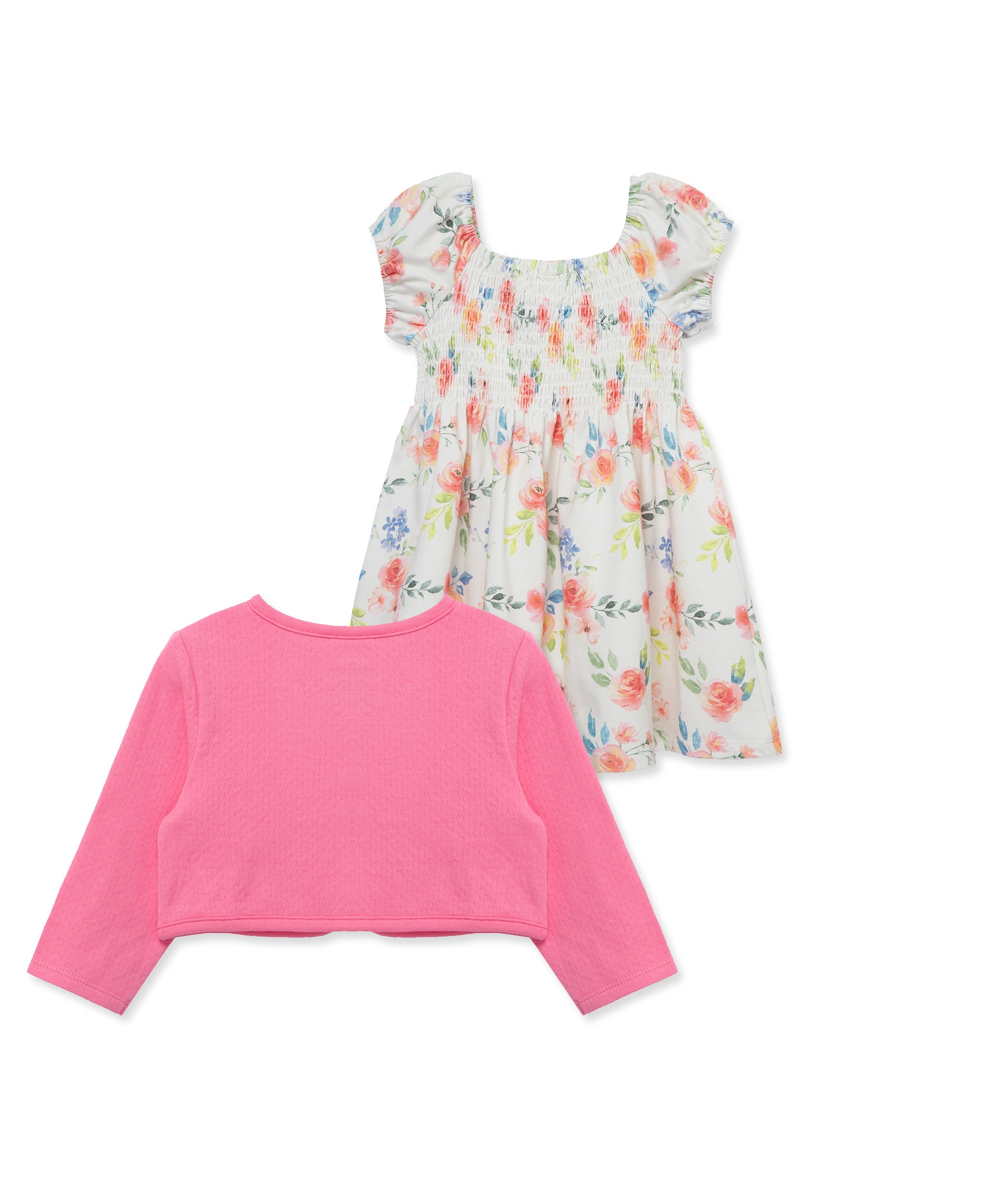 Rose Knit Dress Set (2T-4T) - Little Me