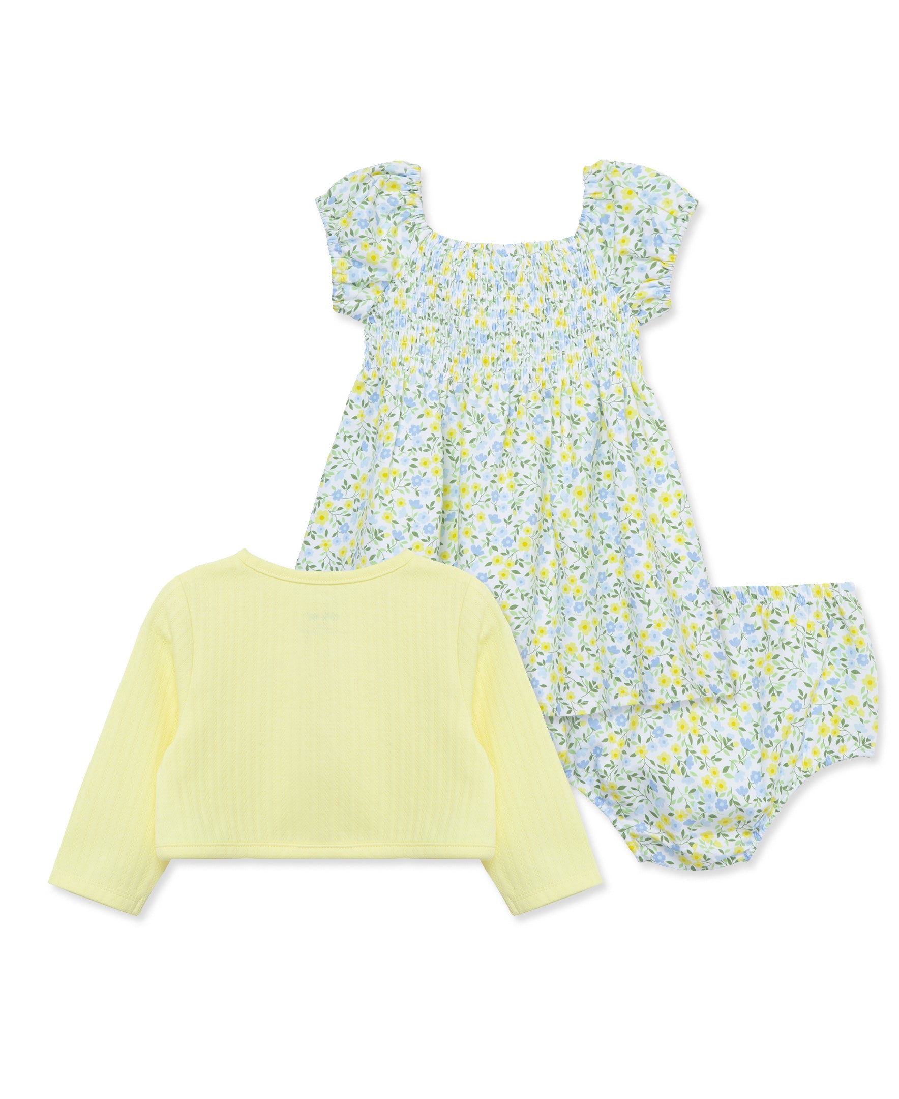 Ditsy Floral Knit Dress Set (12M-24M) - Little Me