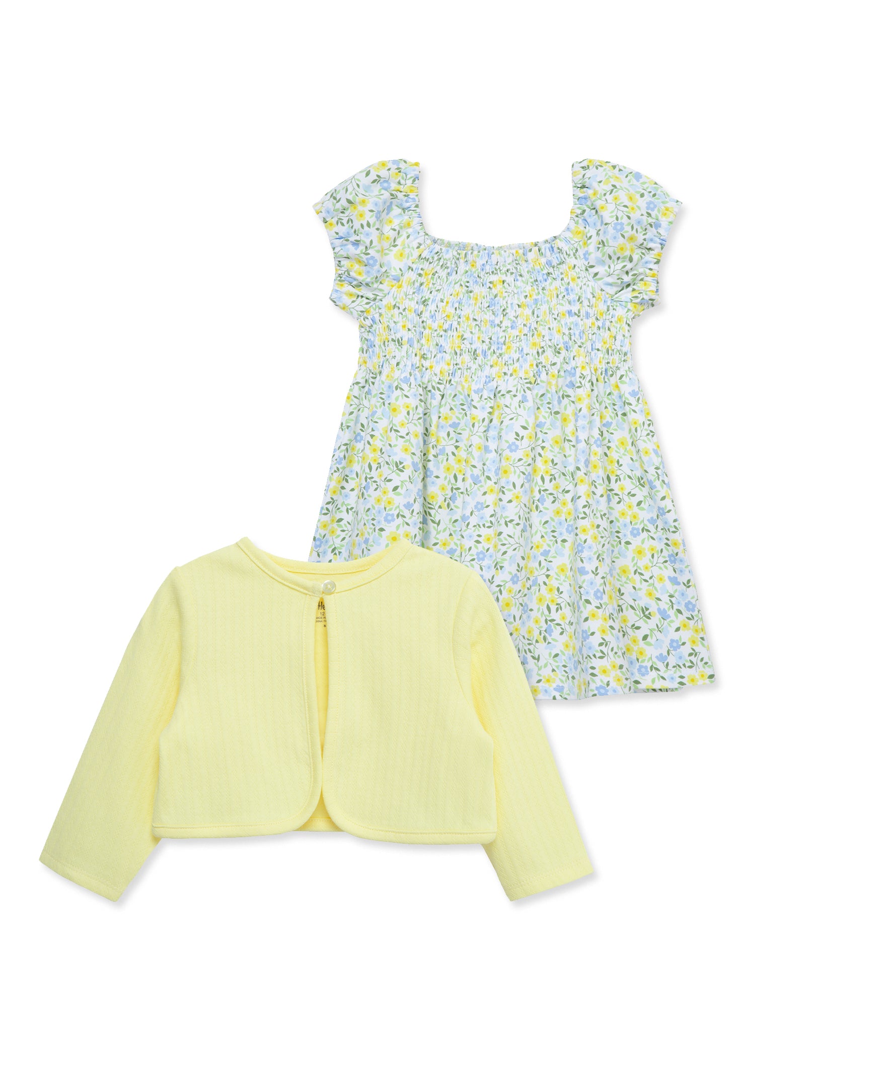 Ditsy Floral Knit Dress Set (2T-4T) - Little Me