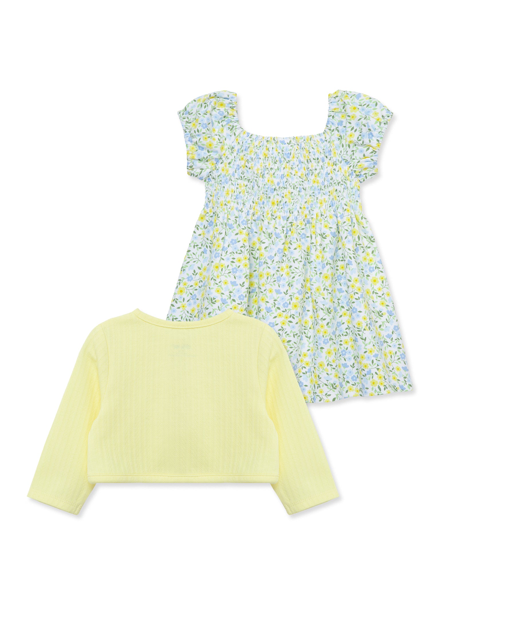 Ditsy Floral Knit Dress Set (2T-4T) - Little Me