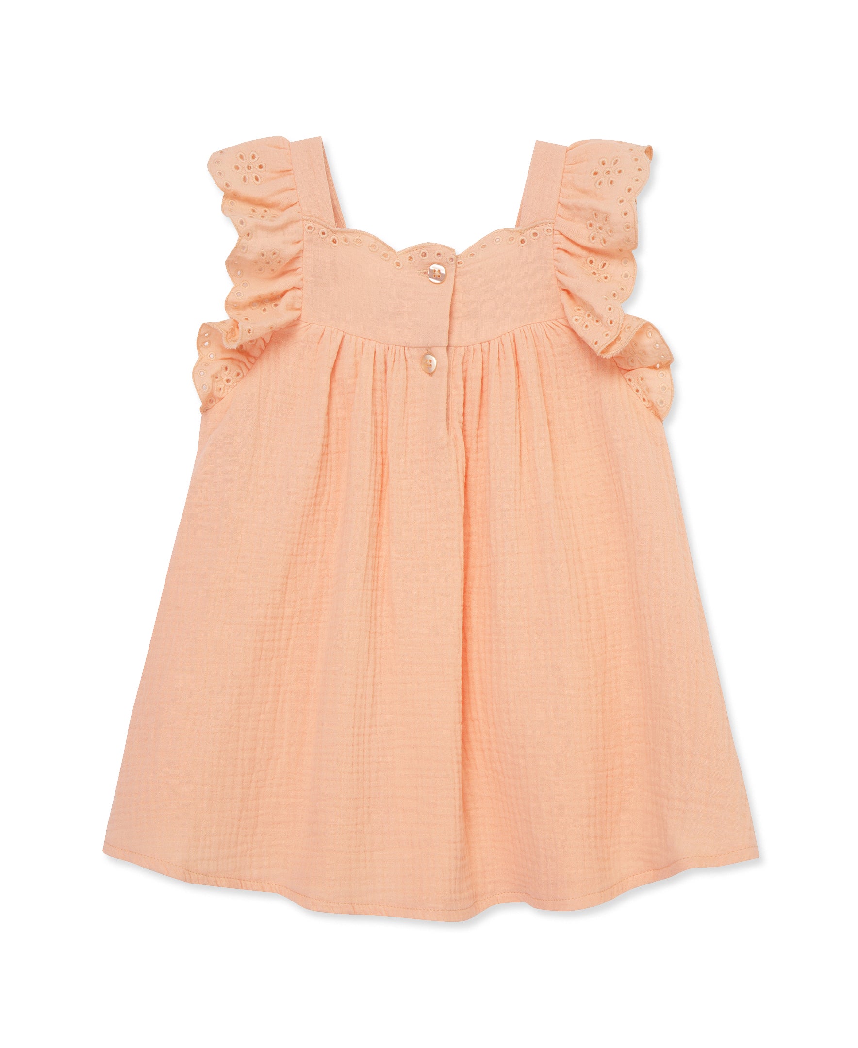 Peach Sundress with Panty (12M-24M) - Little Me