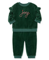 Joy 2-Piece Velour Pant Set - Little Me