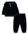 Night Sparks 2-Piece Velour Toddler Hoodie Set - Little Me