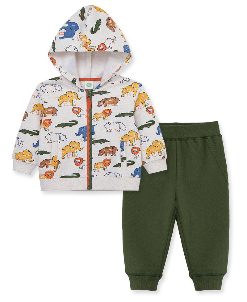 Safari 2-Piece Toddler Hoodie Set (2T-4T) - Little Me