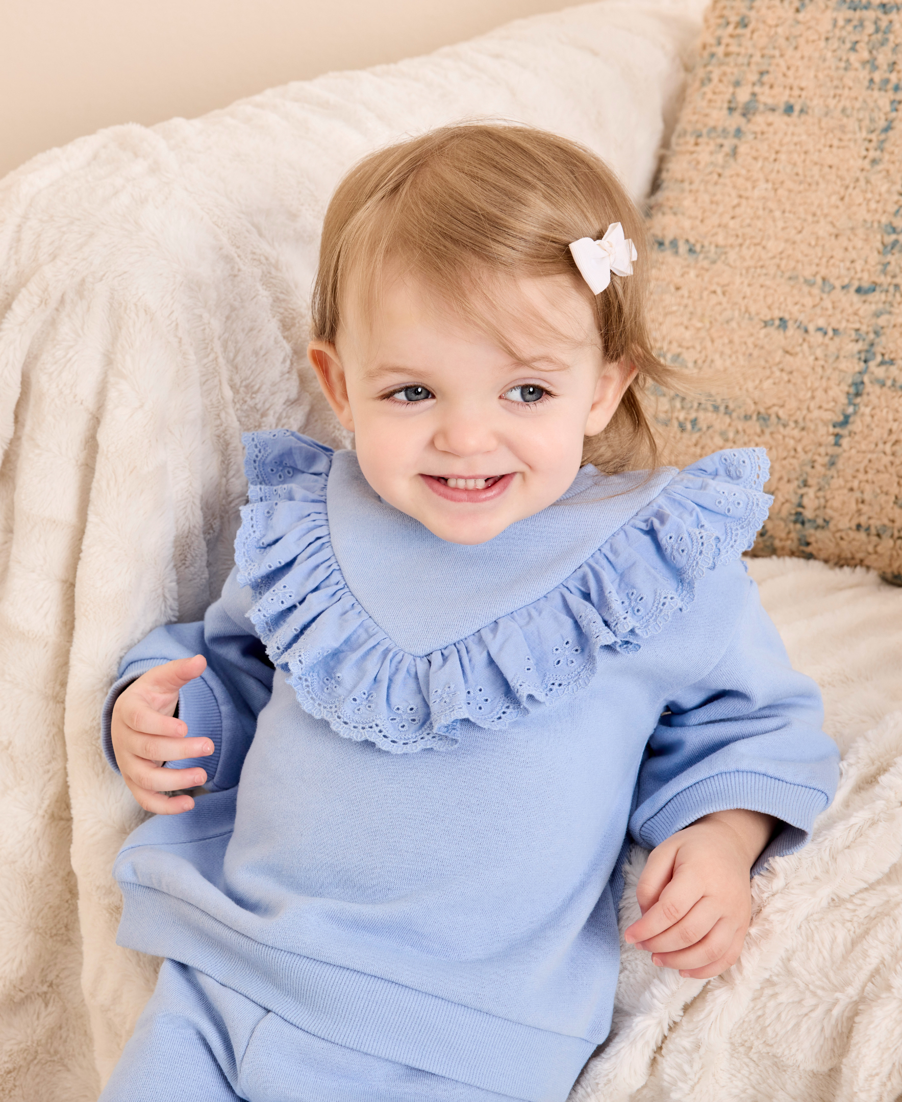 Blue Sweatshirt Set (2T-4T) - Little Me