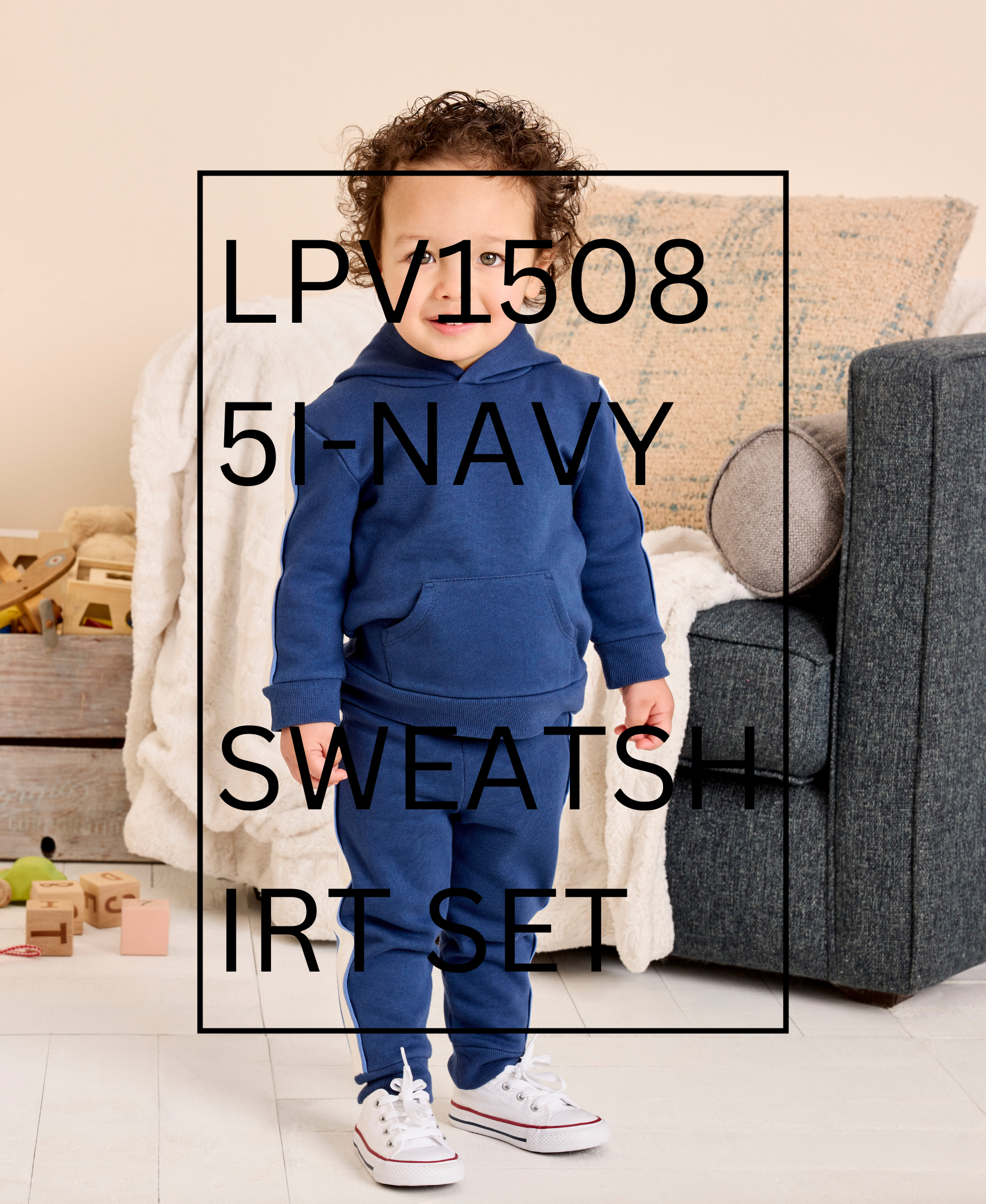 Navy Sweatshirt Set (12M-24M) - Little Me