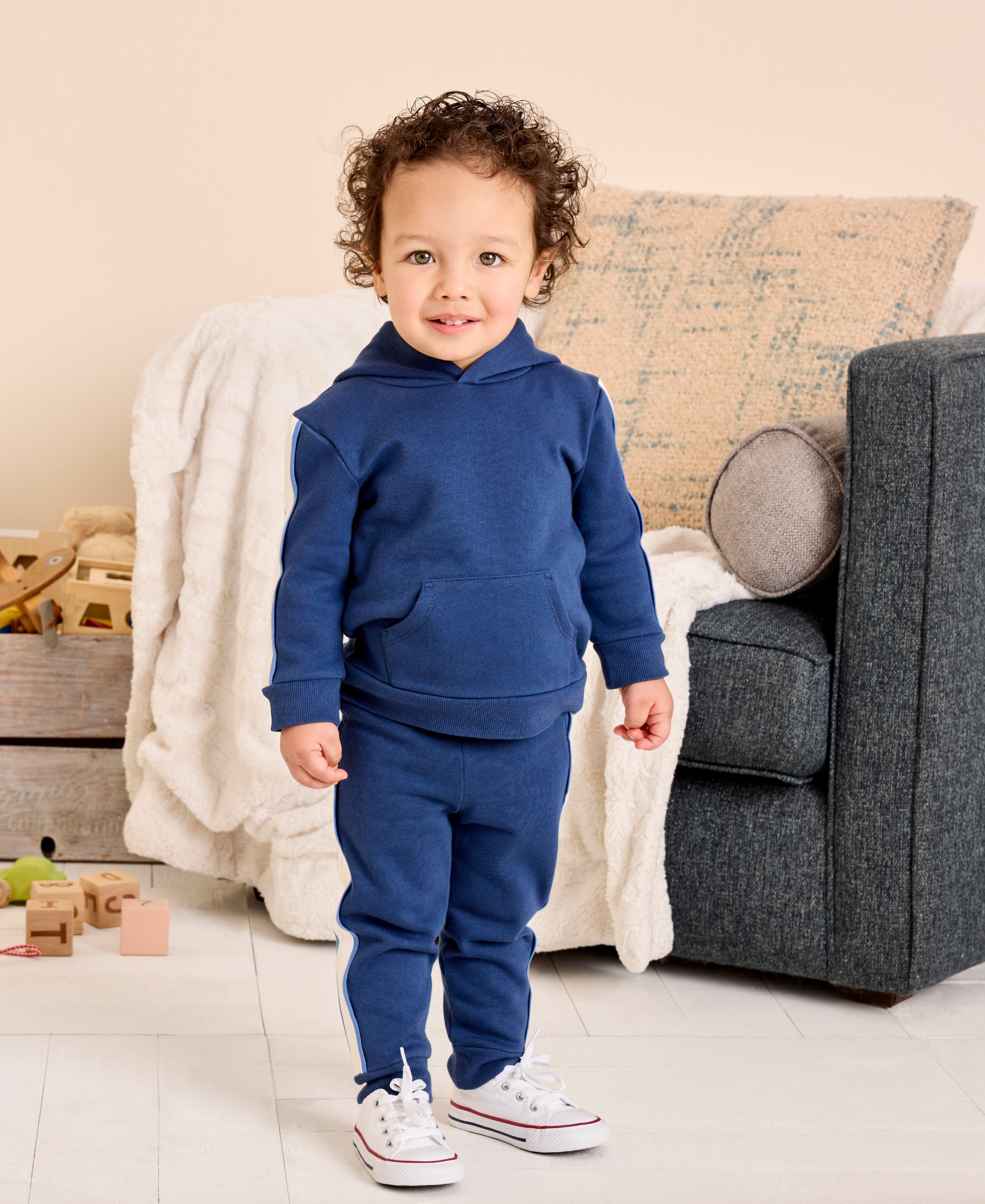 Navy Sweatshirt Set (12M-24M) - Little Me