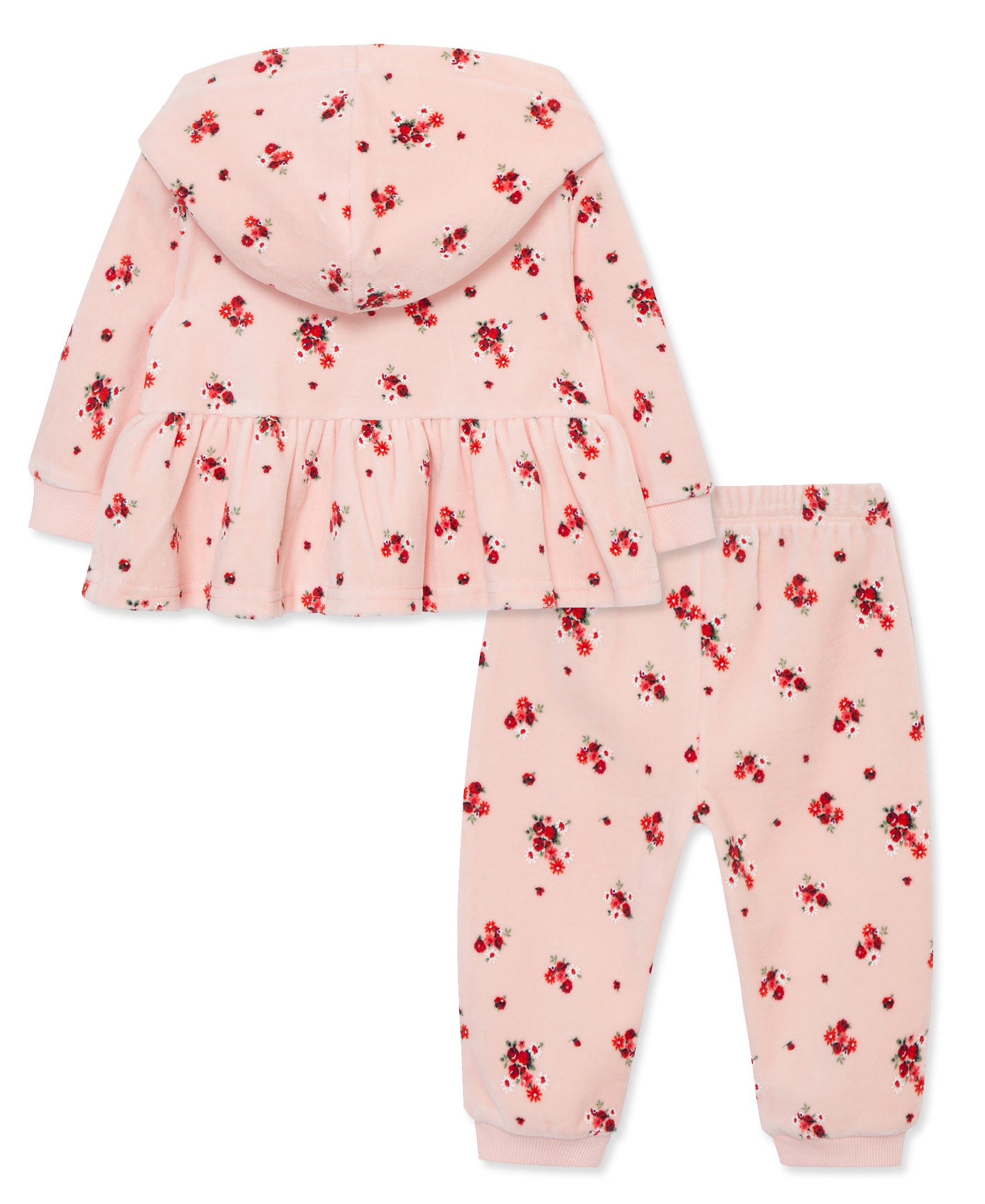 Rose Hoodie Set (2T-4T) - Little Me