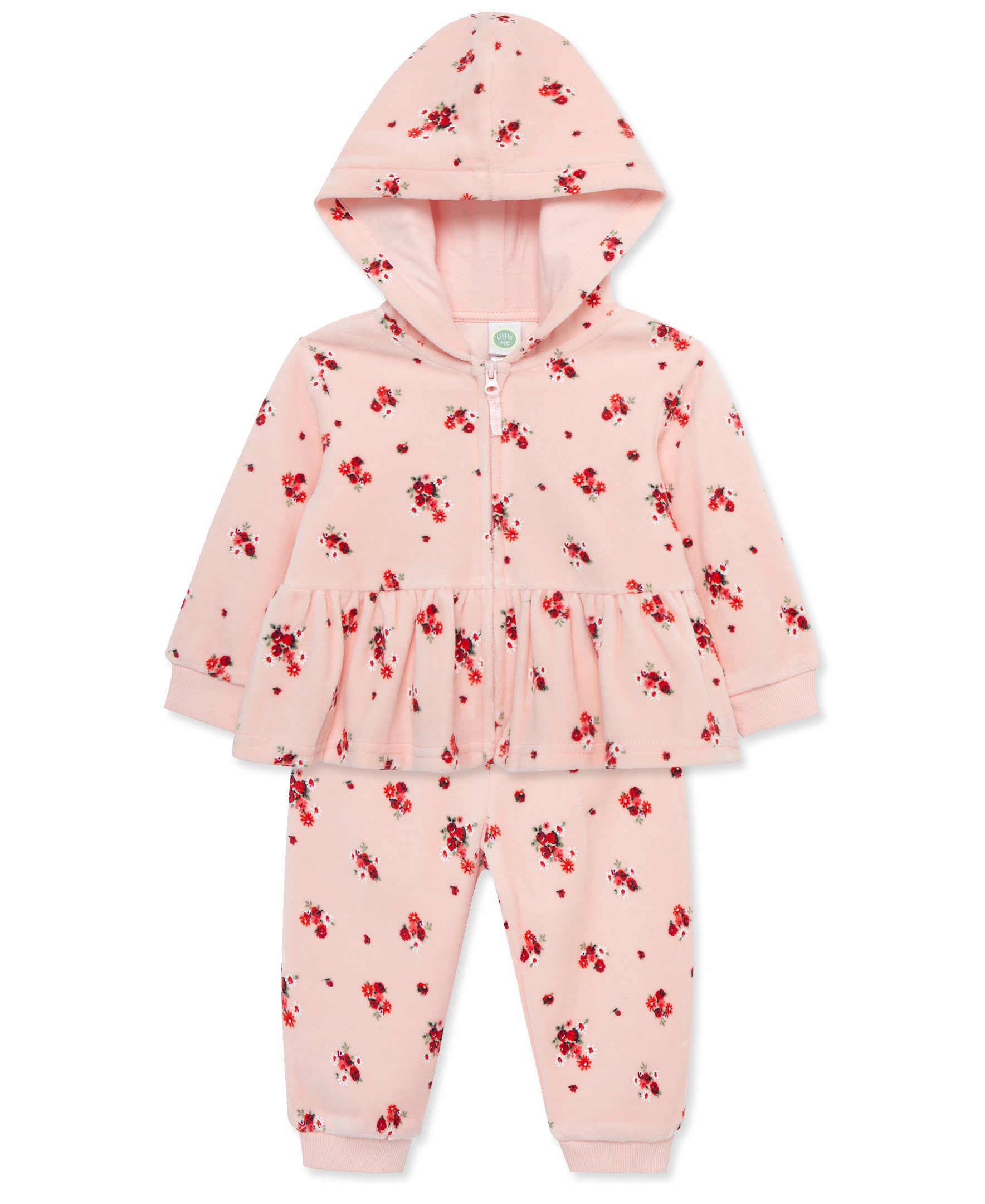 Rose Hoodie Set (2T-4T) - Little Me