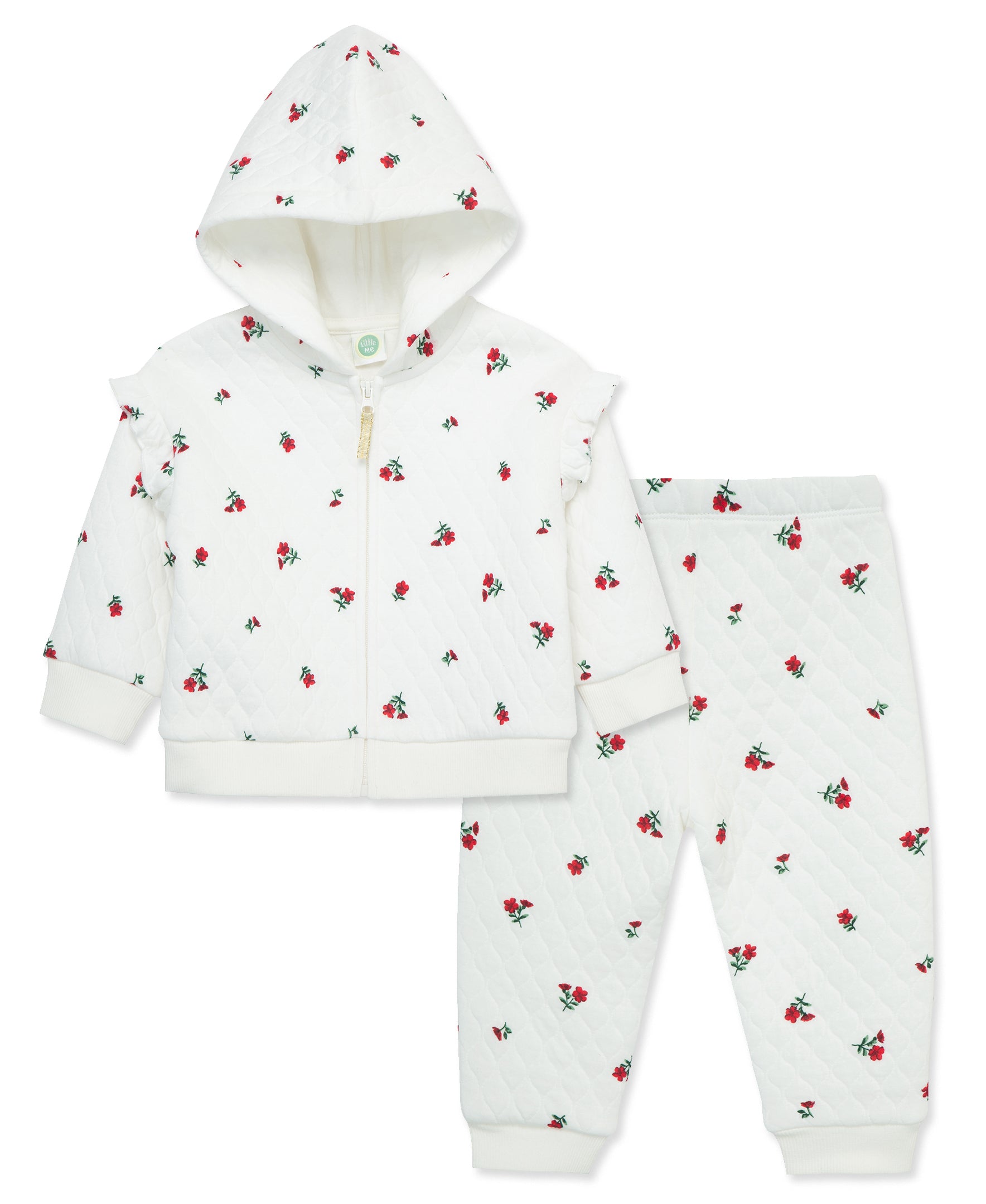 Floral Hoodie Set (2T-4T) - Little Me