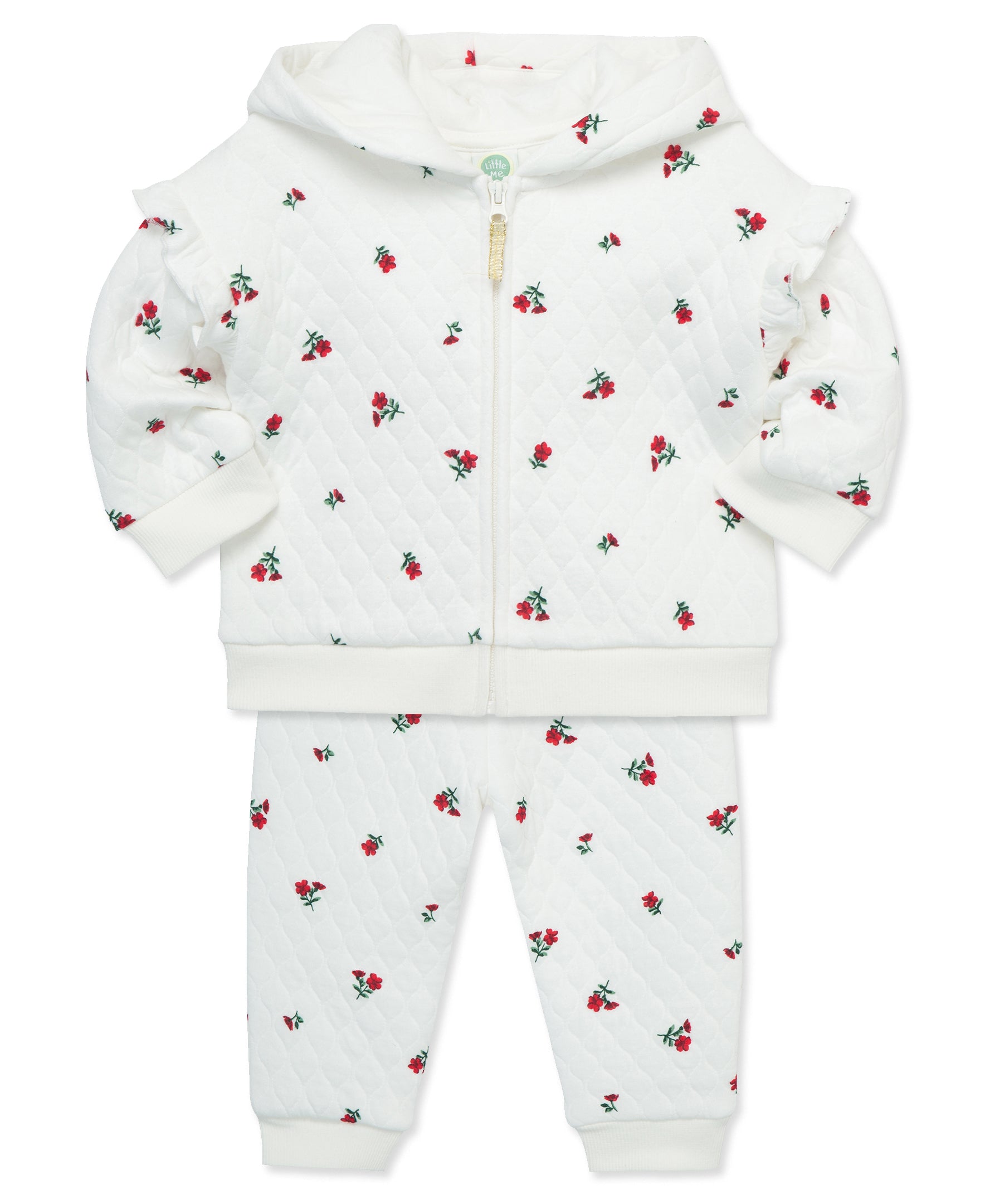 Floral Hoodie Set (2T-4T) - Little Me