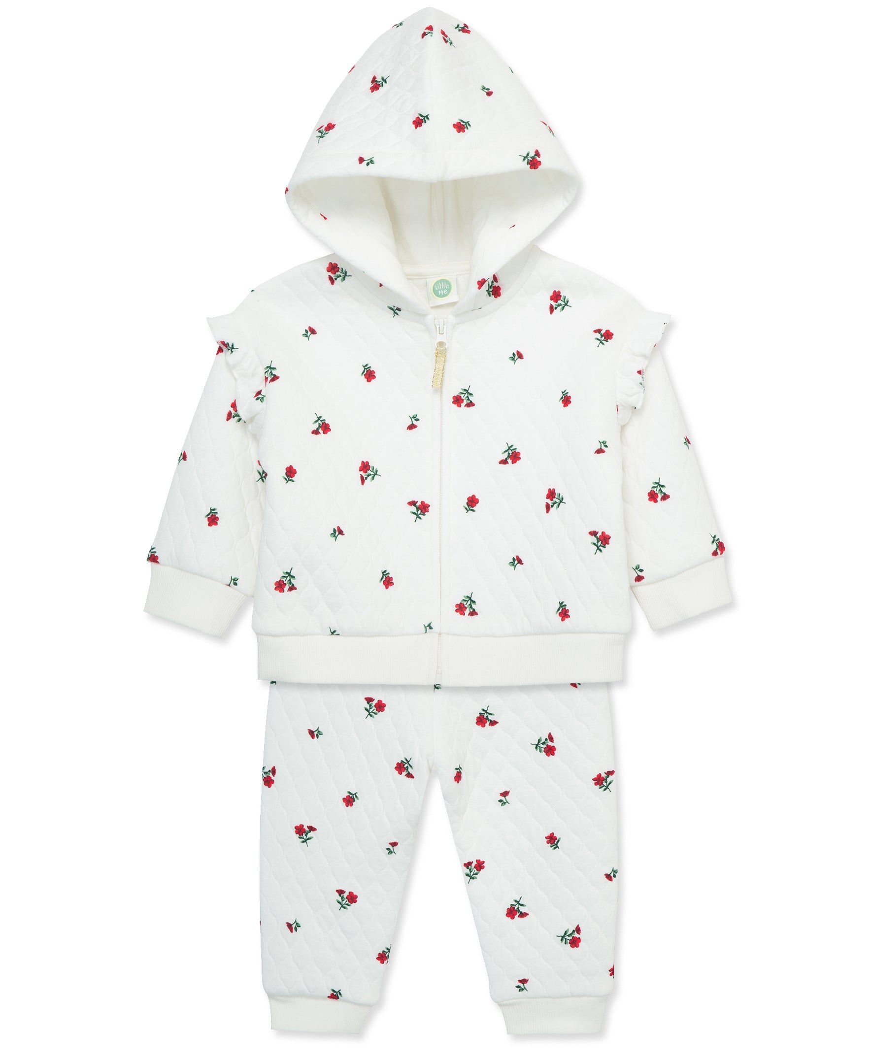 Floral Hoodie Set (2T-4T) - Little Me