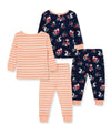 Fox 4-Piece Infant Pajama Set (12M-24M) - Little Me