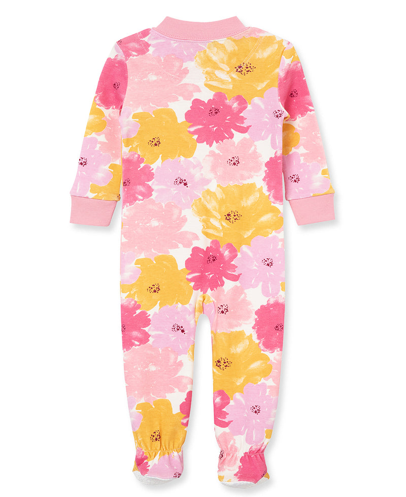 Floral Cotton Zip Front Infant Pajama (12M-24M) - Little Me