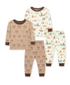 Bear 4-Piece Toddler Pajama Set (2T-4T) - Little Me