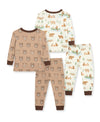 Bear 4-Piece Toddler Pajama Set (2T-4T) - Little Me