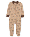 Bear Zip Front Pajama (12M-24M) - Little Me