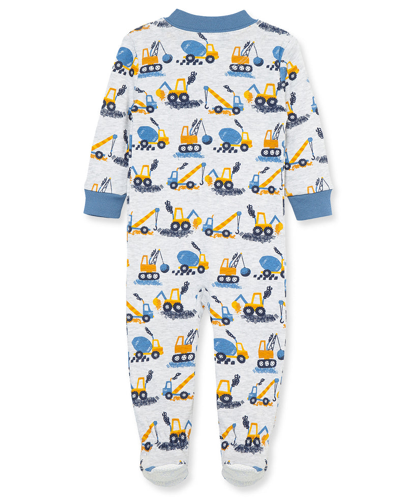 Construction Zip Front Pajama (12M-24M) - Little Me
