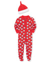 Santa Zip Front & Hat Infant Pajama - Little Me