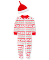 Moose Zip Front & Hat Infant Pajama - Little Me