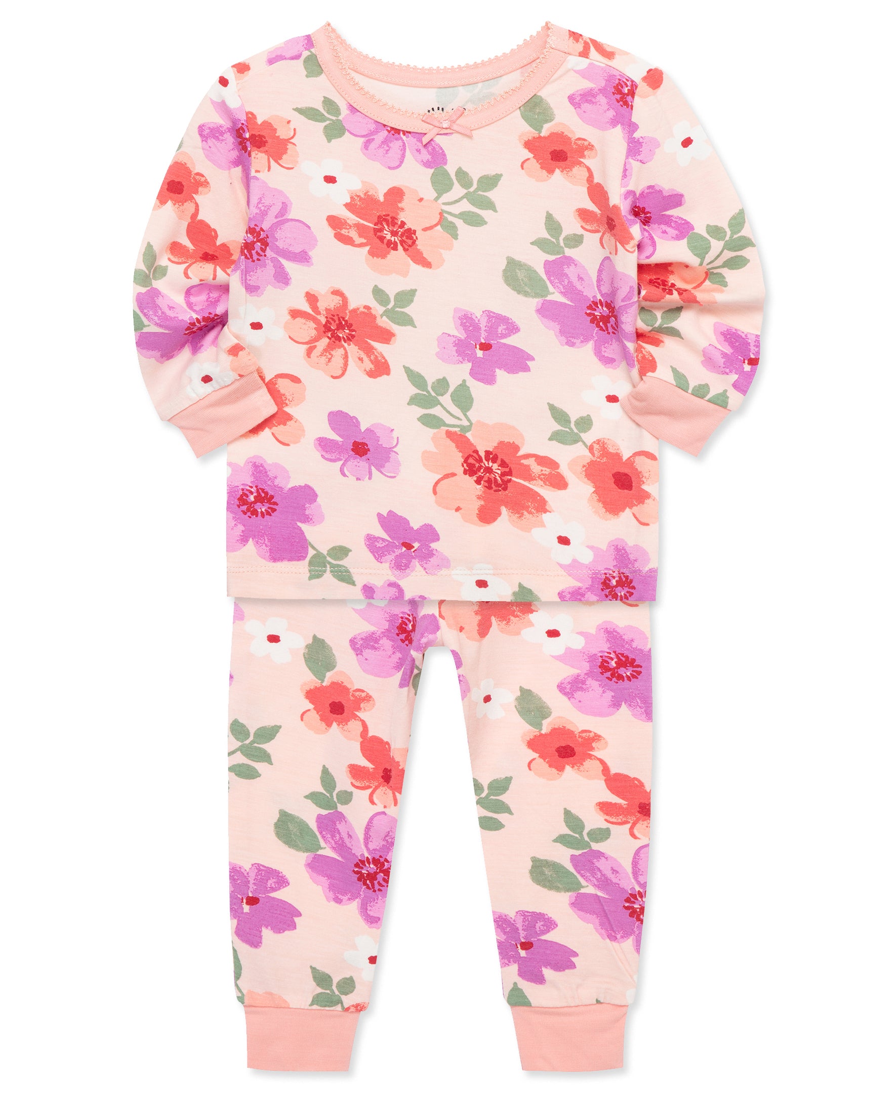 Floral 4-Piece Pajama Set (12M-24M) - Little Me