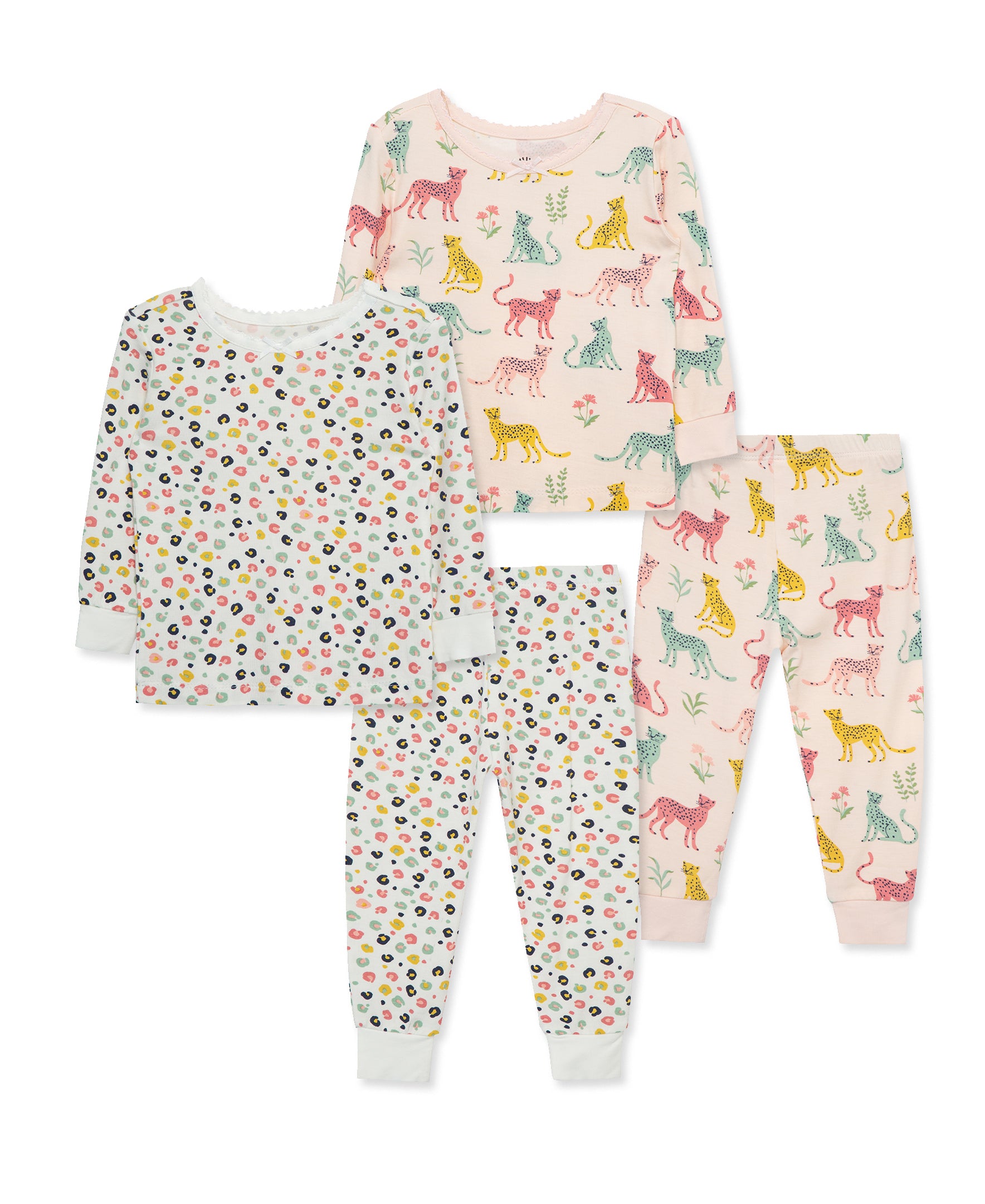 Leopard 4-Piece Pajama Set (12M-24M) - Little Me