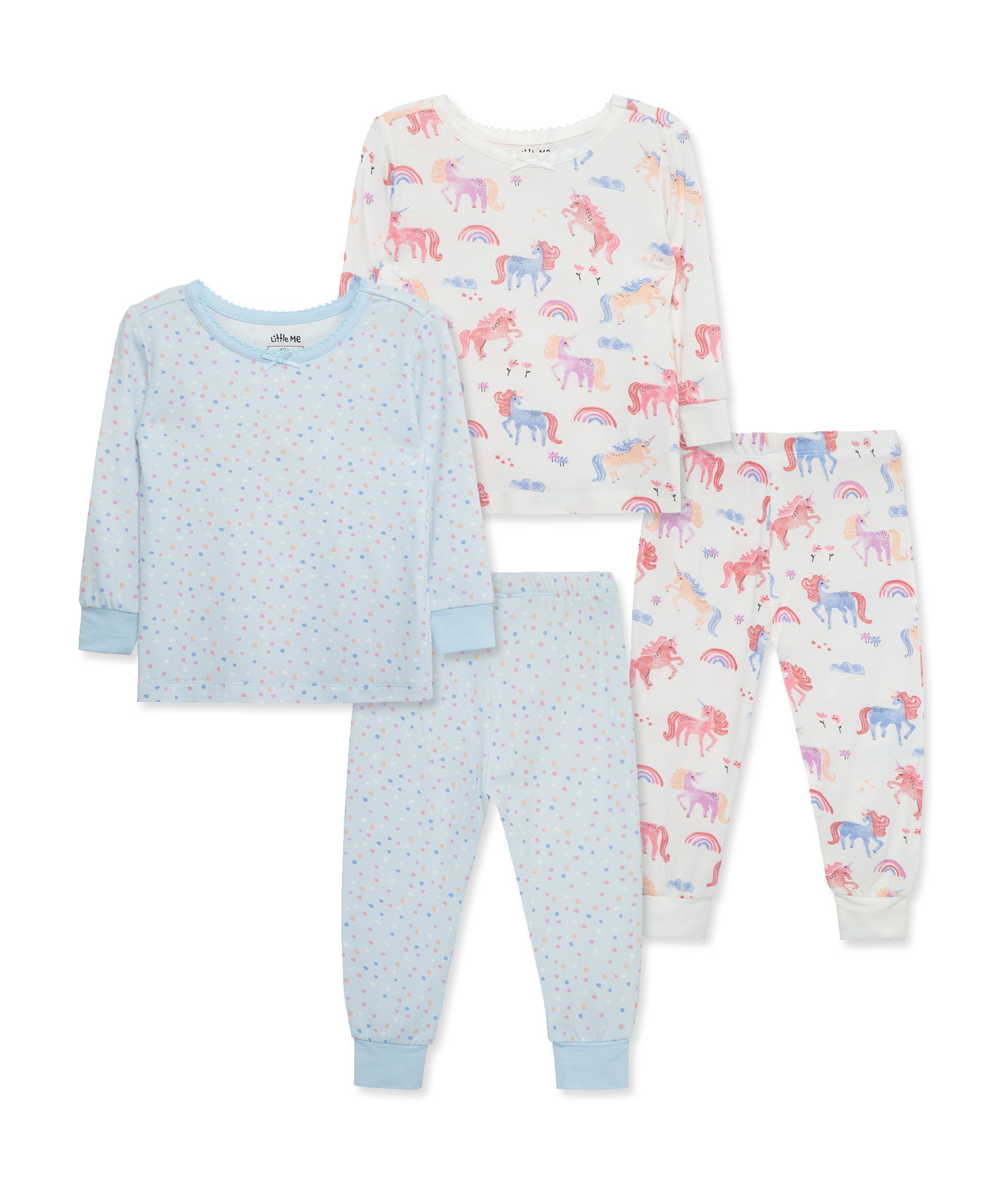 Unicorn 4-Piece Pajama Set (12M-24M) - Little Me