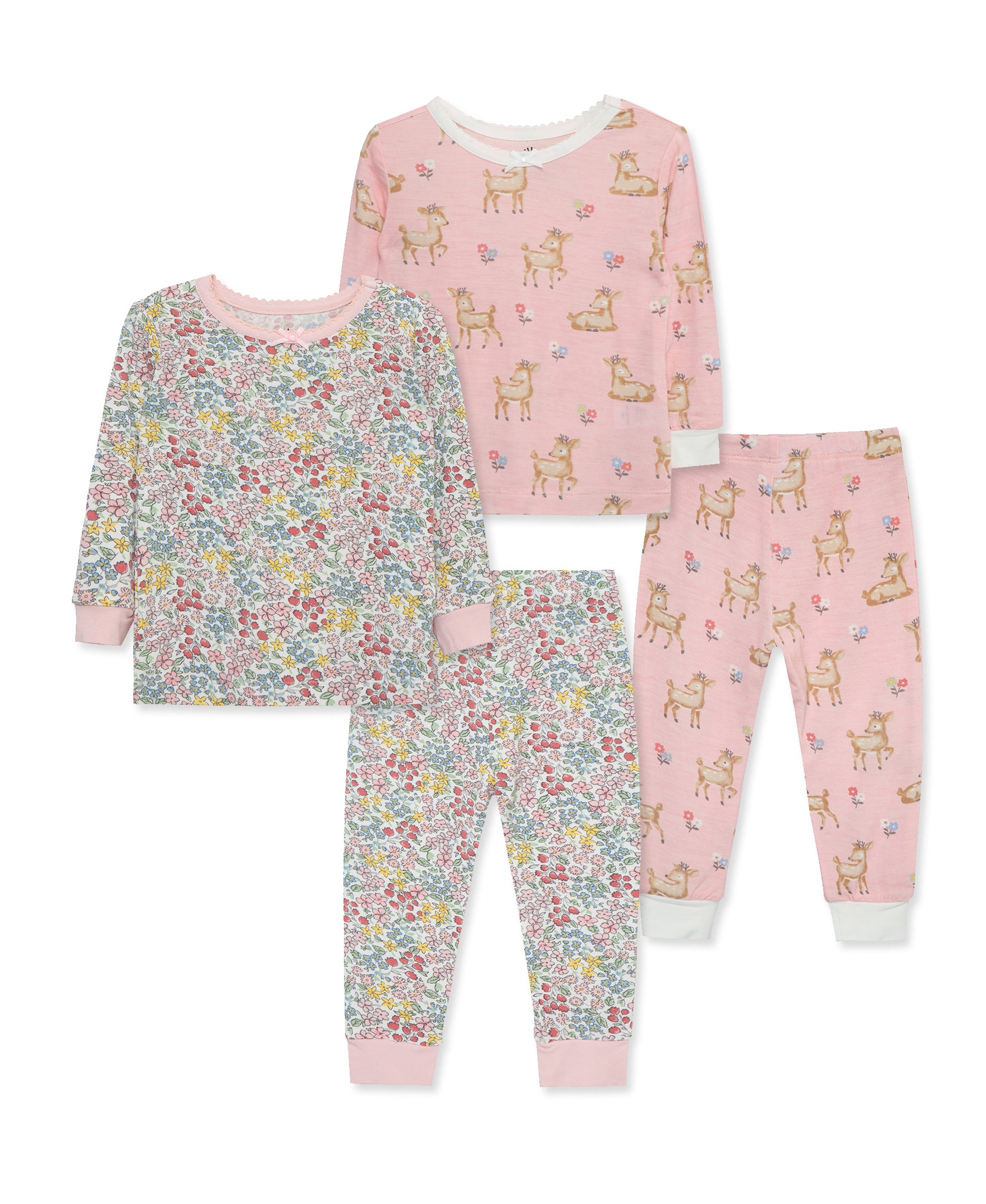 Woodland 4-Piece Pajama Set (12M-24M) - Little Me