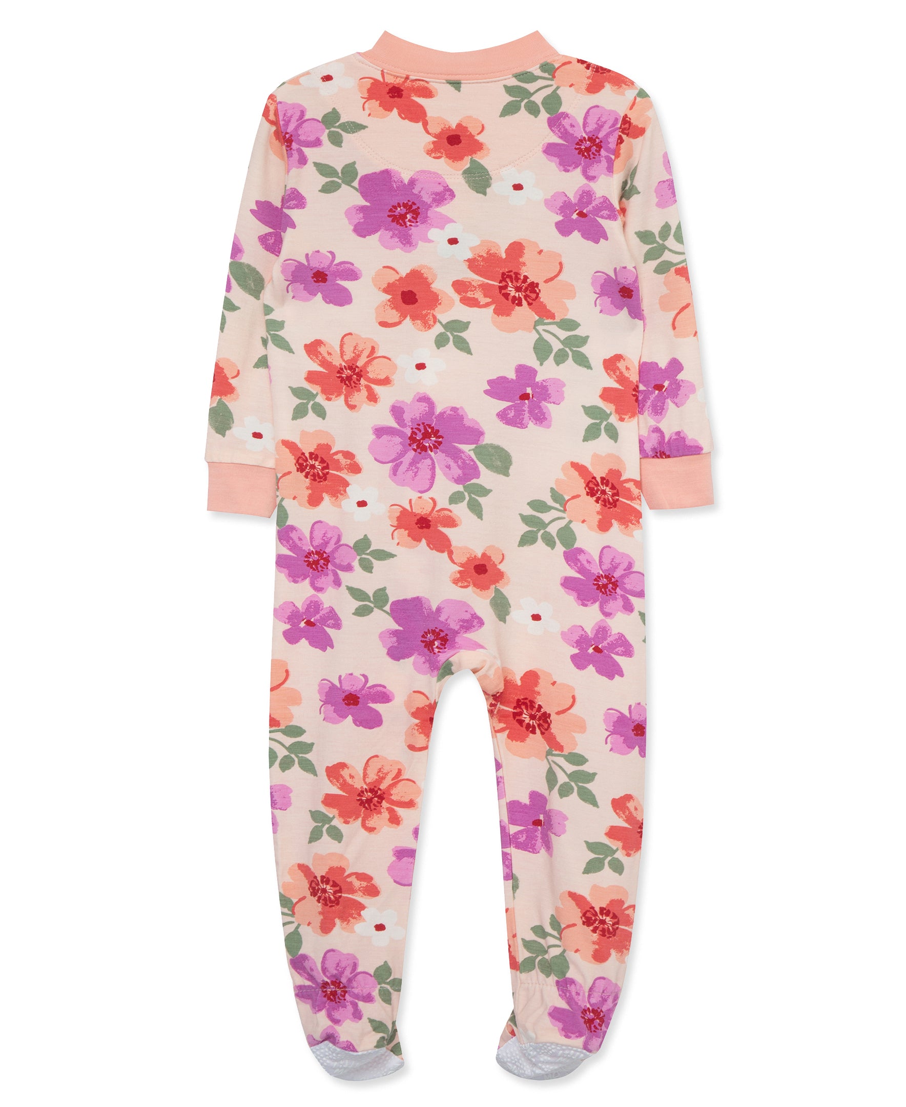 Floral Zip Front Footie - Little Me