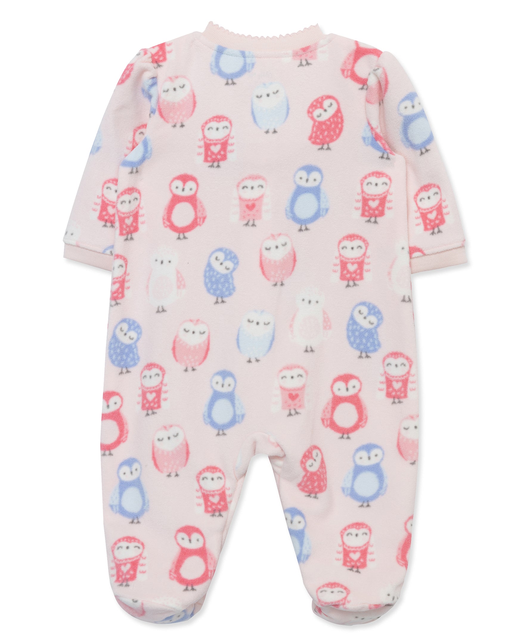 Owl Fleece Zip Front Sleeper Footie (12M-24M) - Little Me