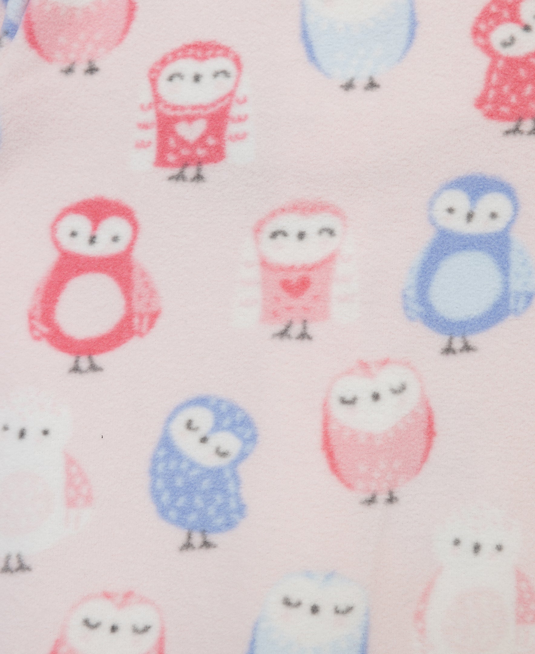 Owl Fleece Zip Front Sleeper Footie (12M-24M) - Little Me