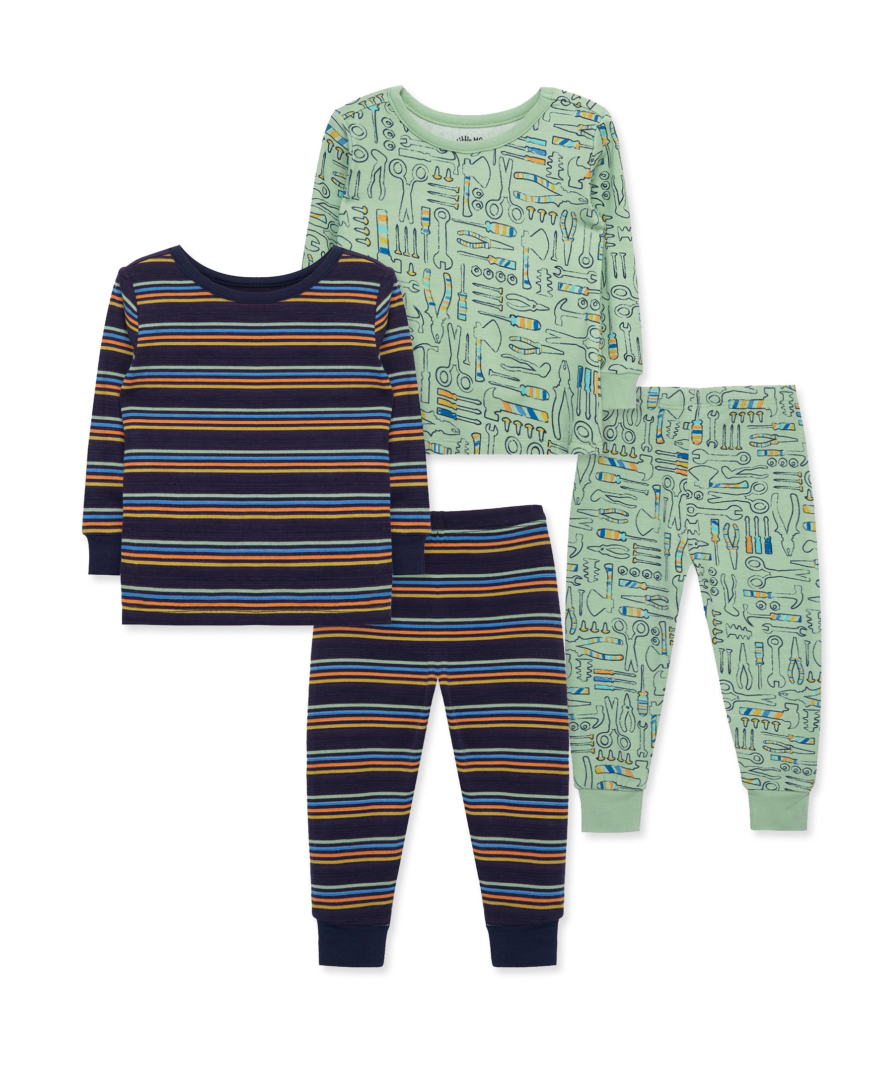 Toolbox 4-Piece Pajama Set (12M-24M) - Little Me