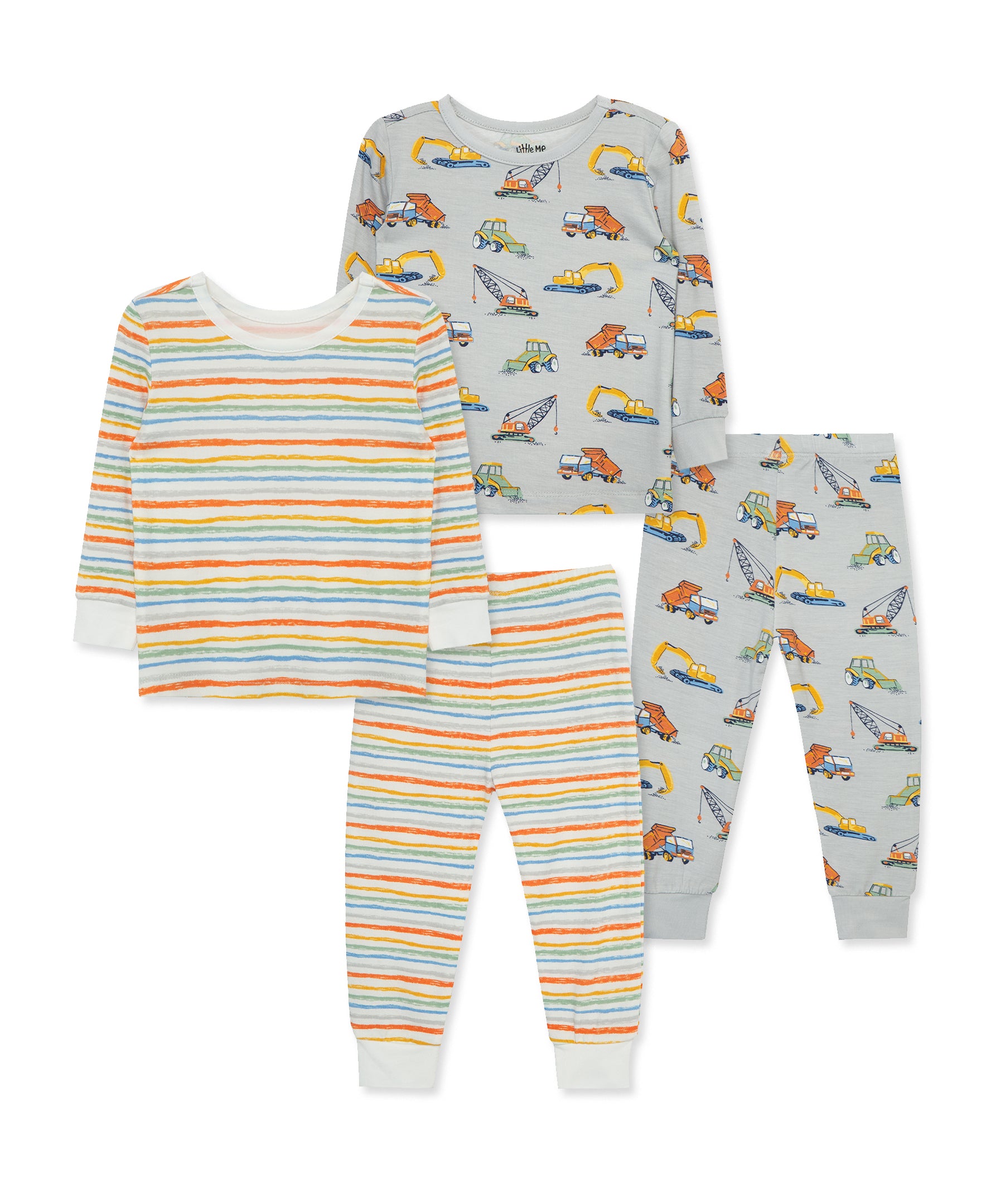 Construction 4-Piece Infant Pajama Set - Little Me