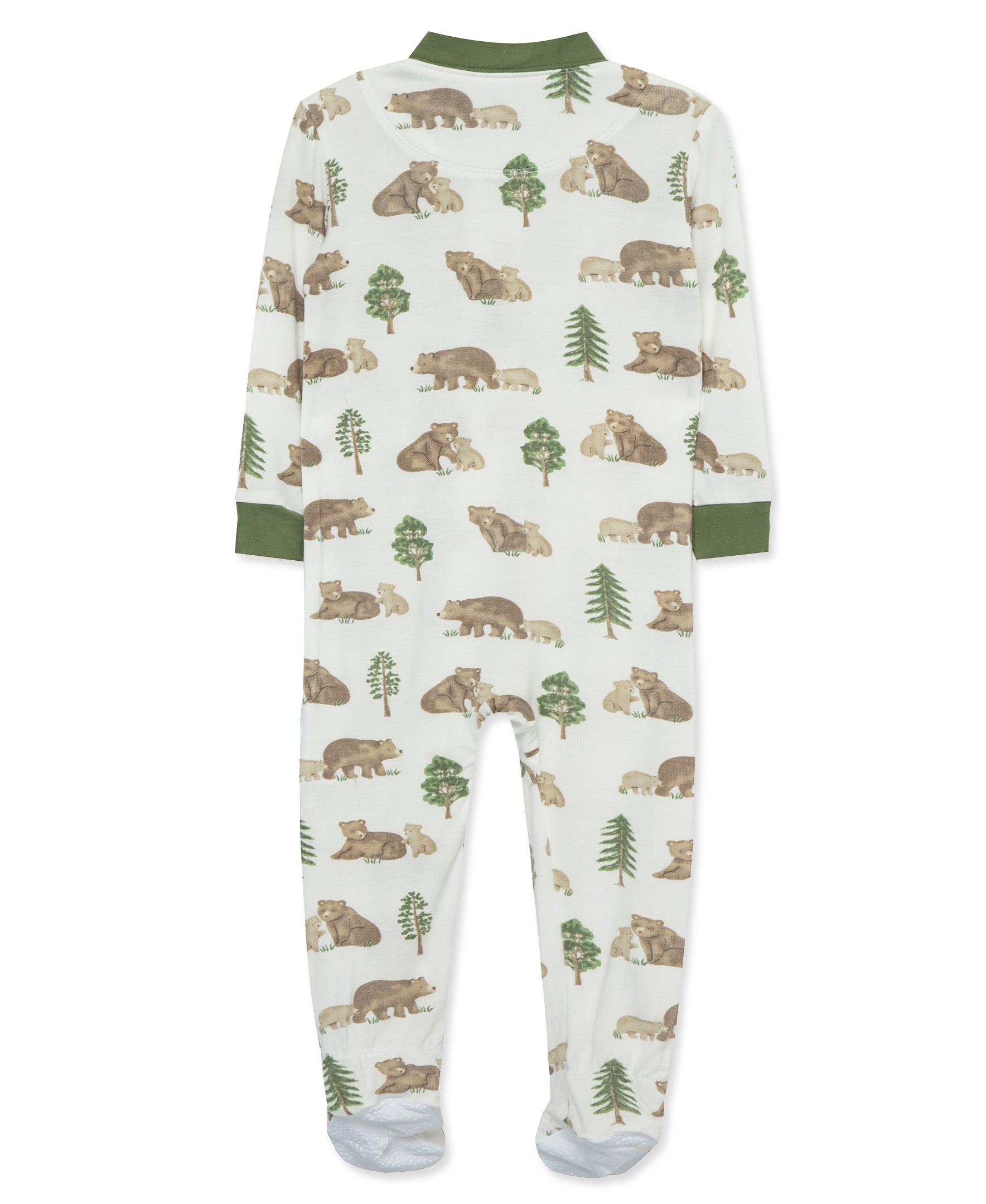 Bear Zip Front Footie - Little Me