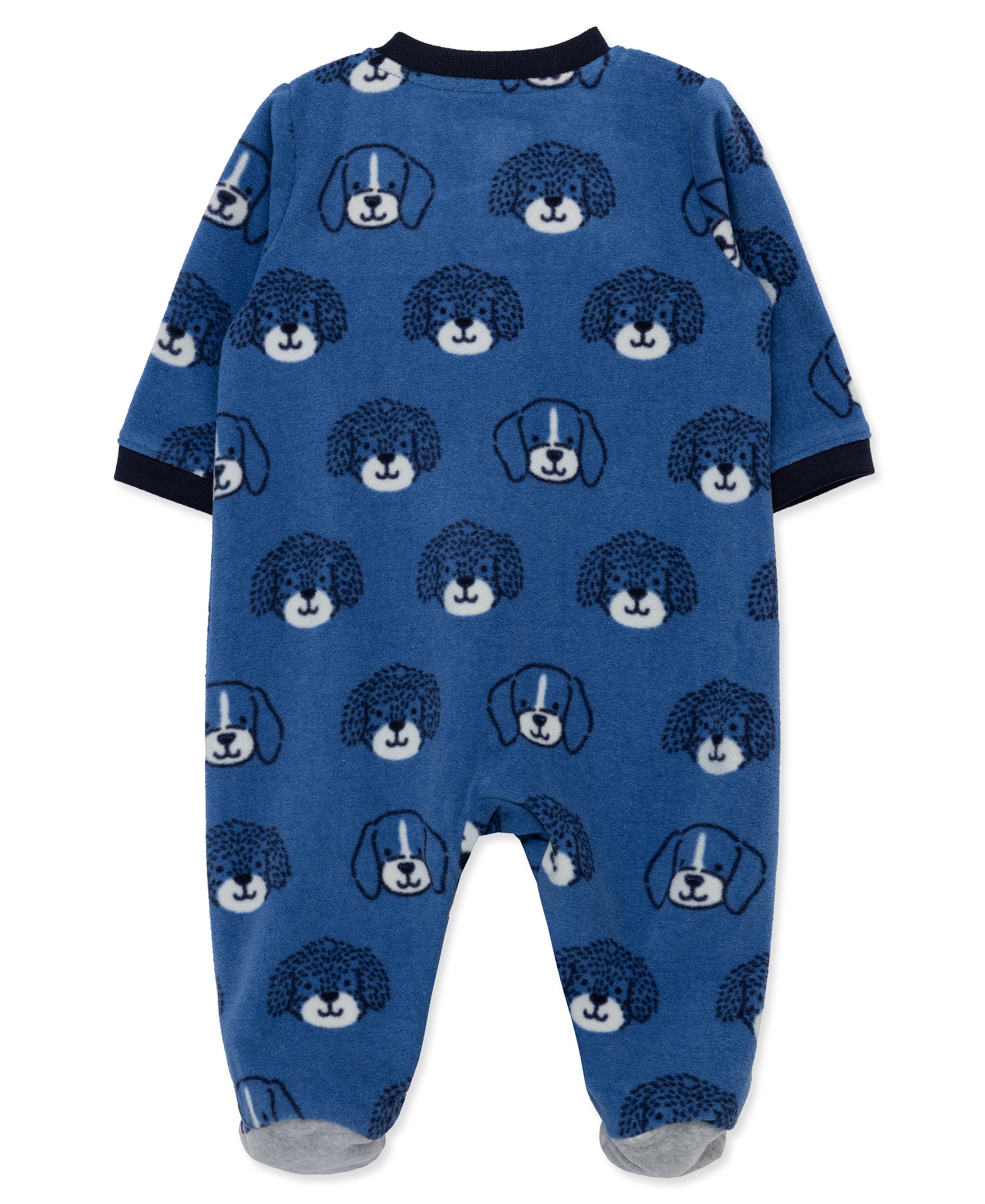 Puppy Fleece Zip Front Sleeper Footie (12M-24M) - Little Me