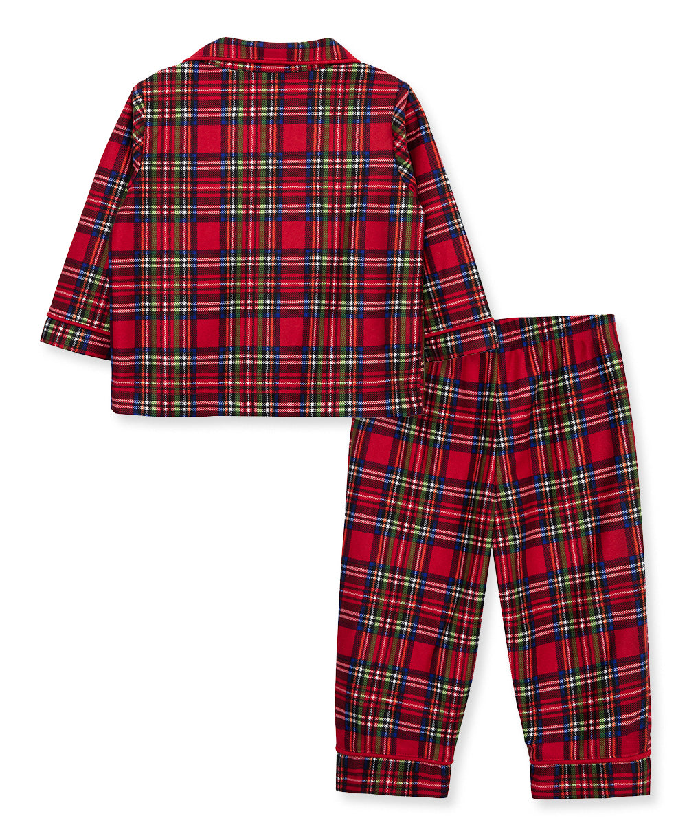 Plaid Coat Pajama Set (8-10) - Little Me