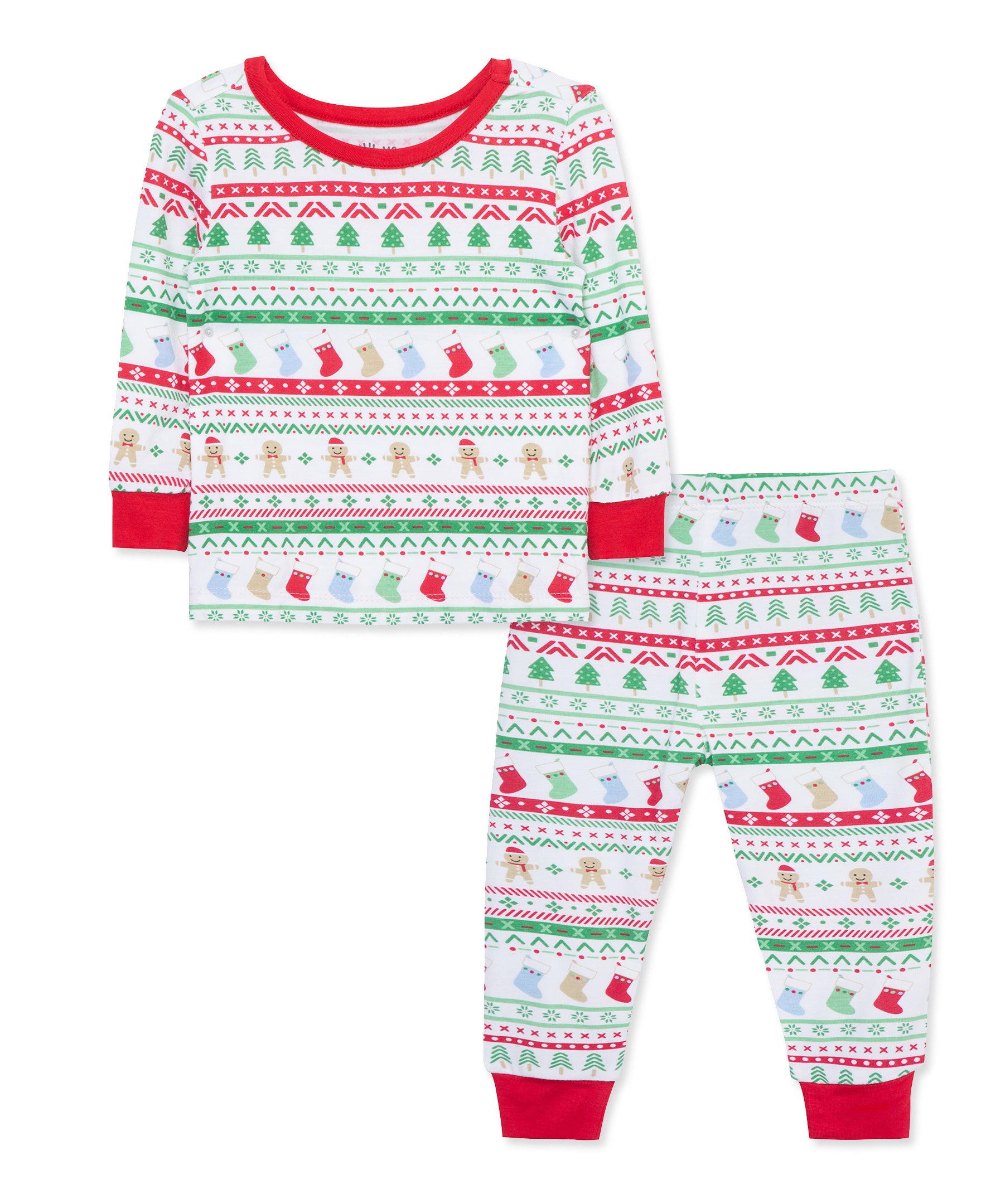 Fair Isle Pajama Set (2T-4T) - Little Me