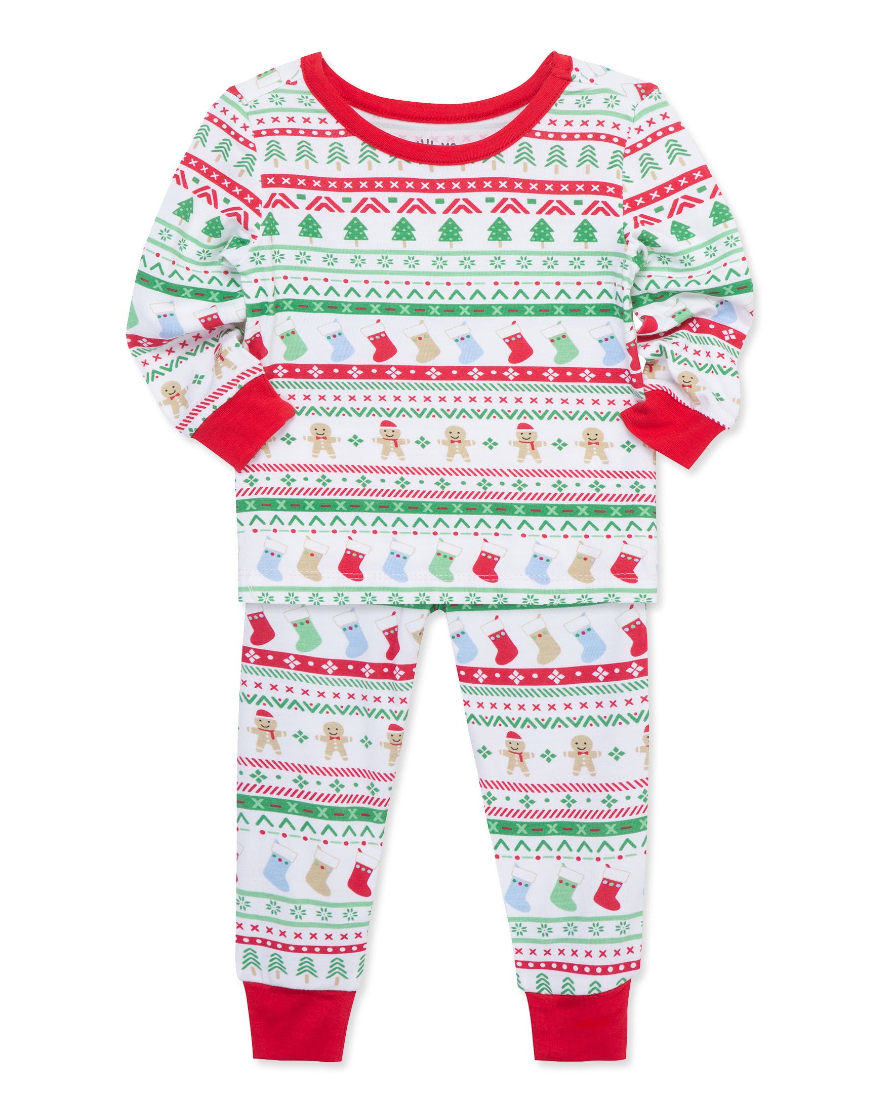 Fair Isle Pajama Set (2T-4T) - Little Me