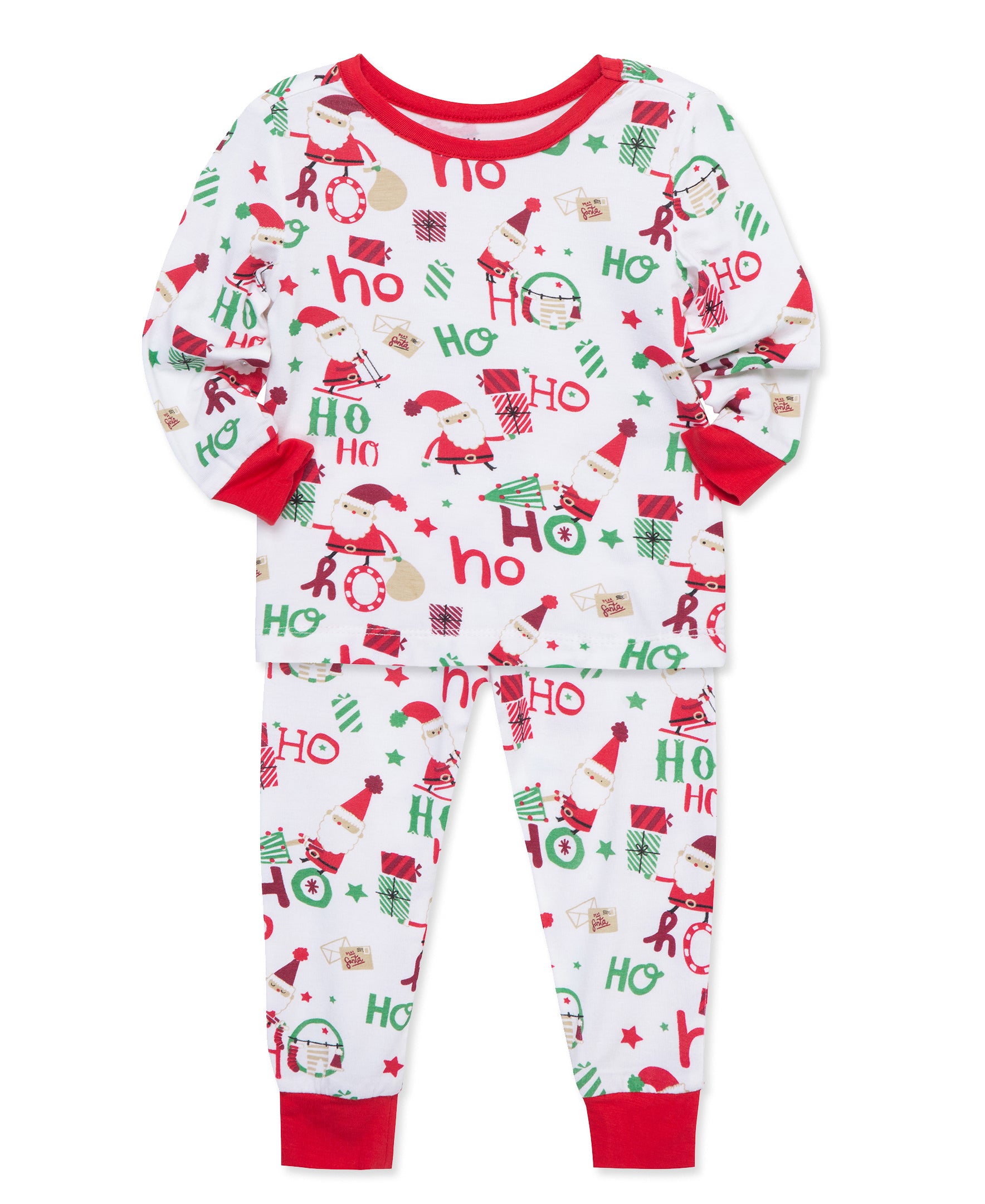 Ho Ho Ho Pajama Set (2T-4T) - Little Me