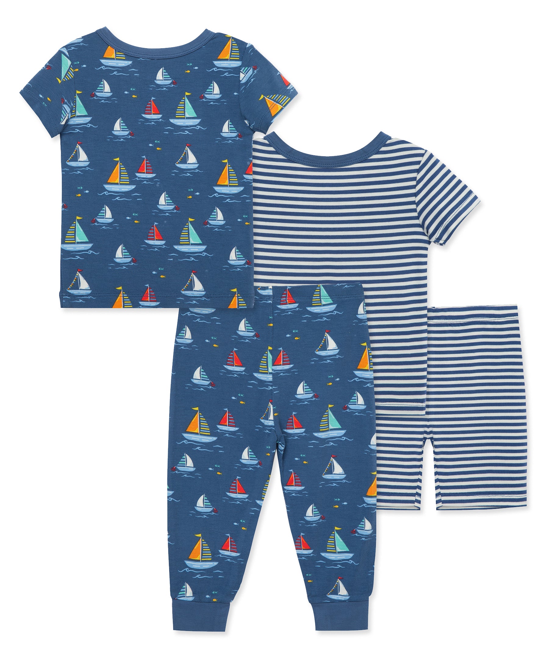 Sailboat 4-Piece Pajama Set (12M-24M) - Little Me