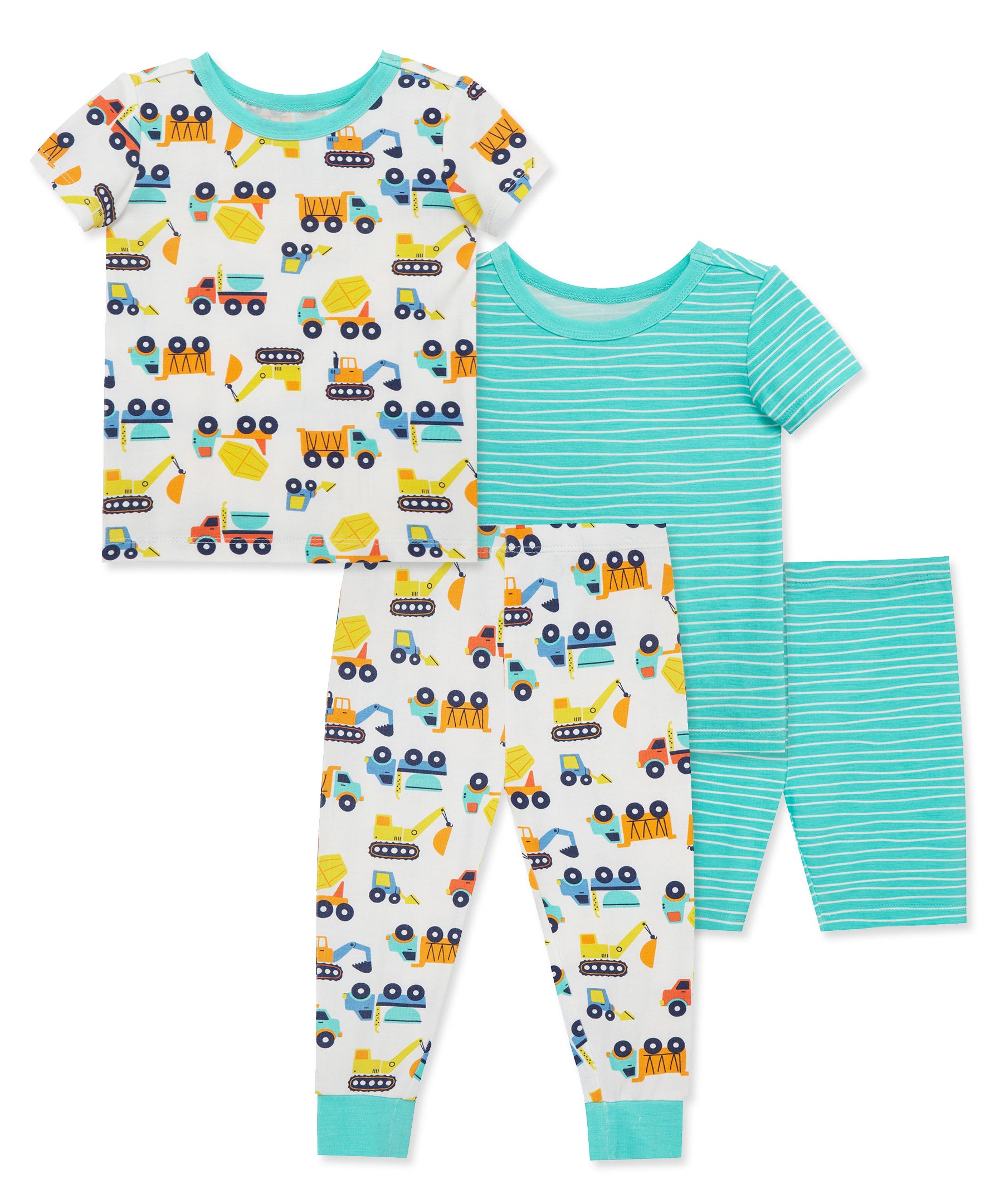 Construction 4-Piece Pajama Set (12M-24M) - Little Me