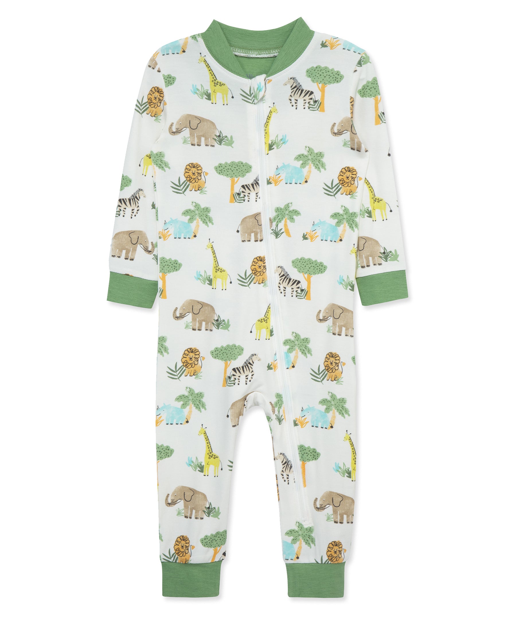 Safari Zip Front Pajama - Little Me