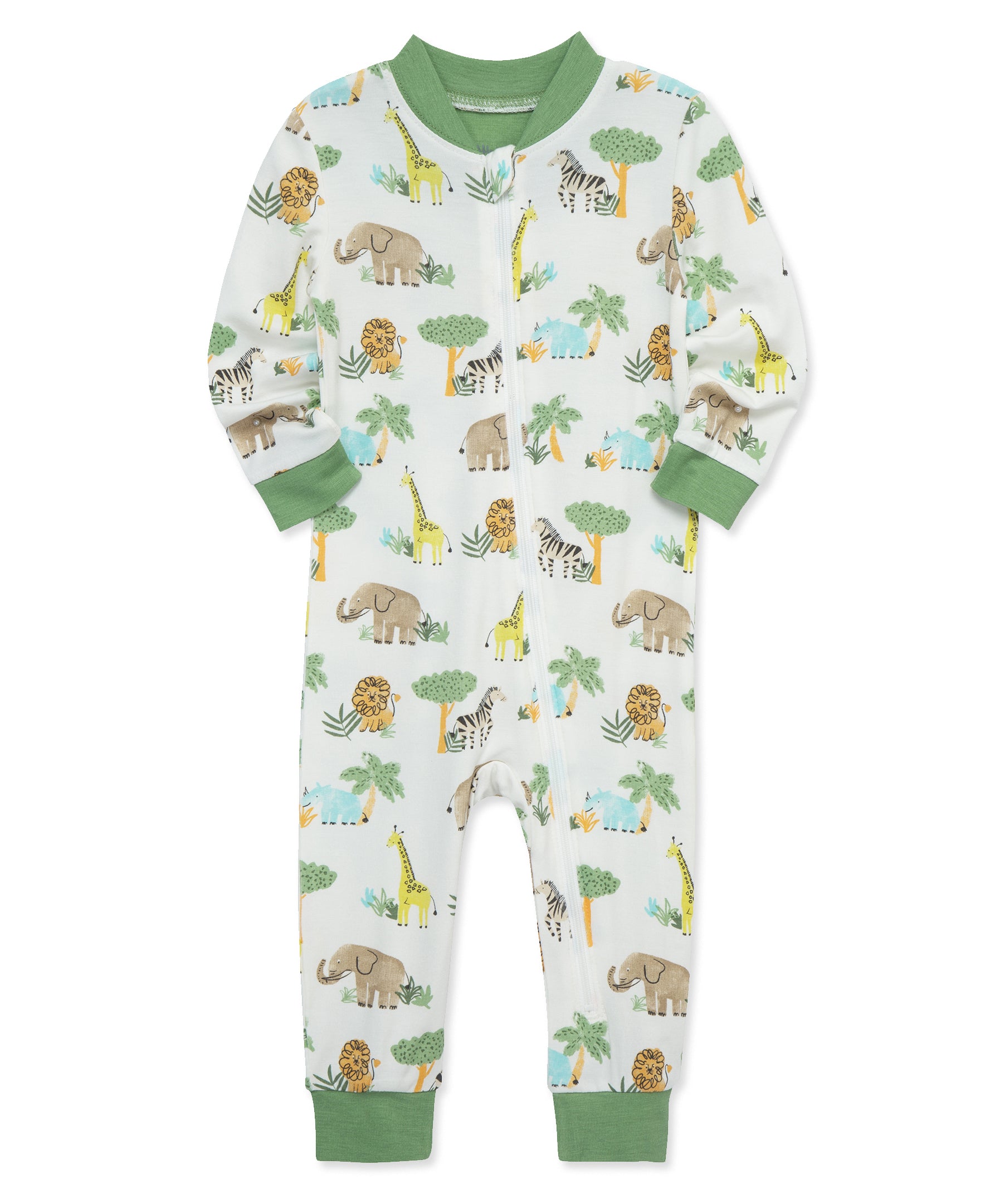 Safari Zip Front Pajama - Little Me