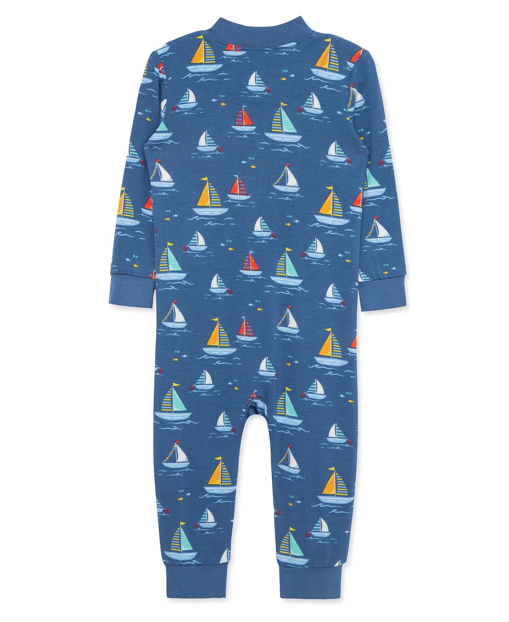 Sailboat Zip Front Pajama - Little Me