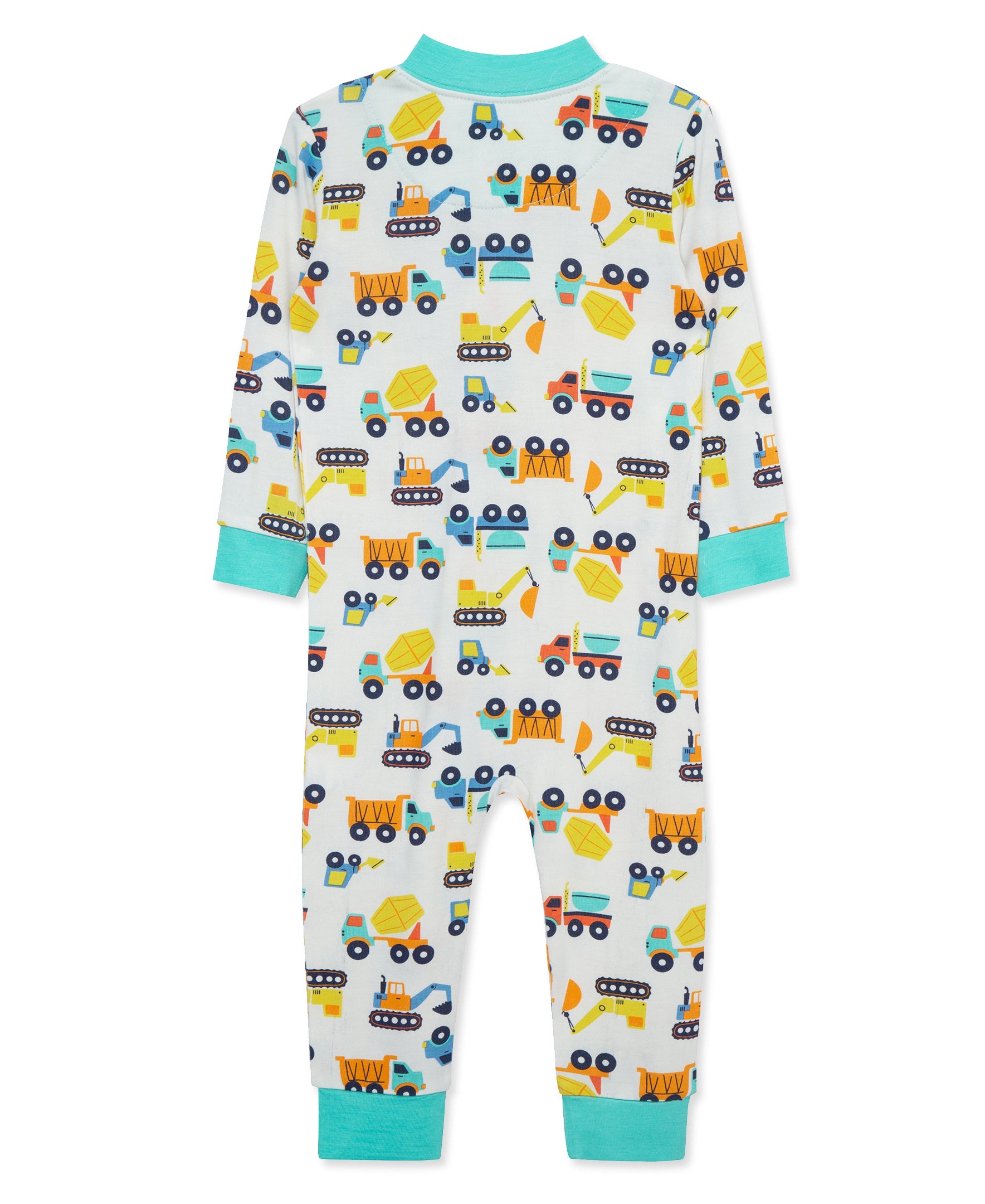 Construction Zip Front Pajama - Little Me