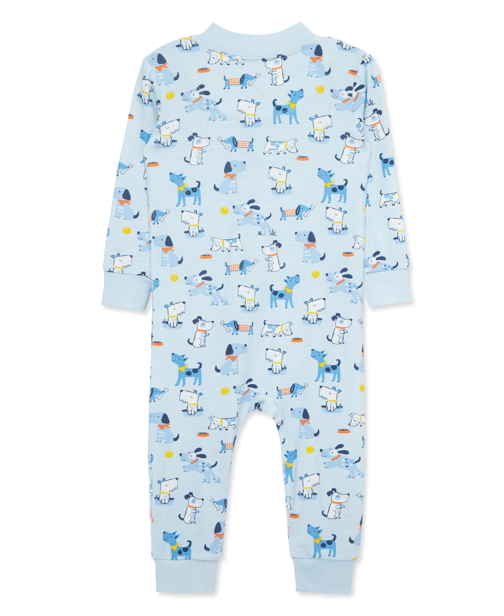 Puppy Zip Front Footies - Little Me