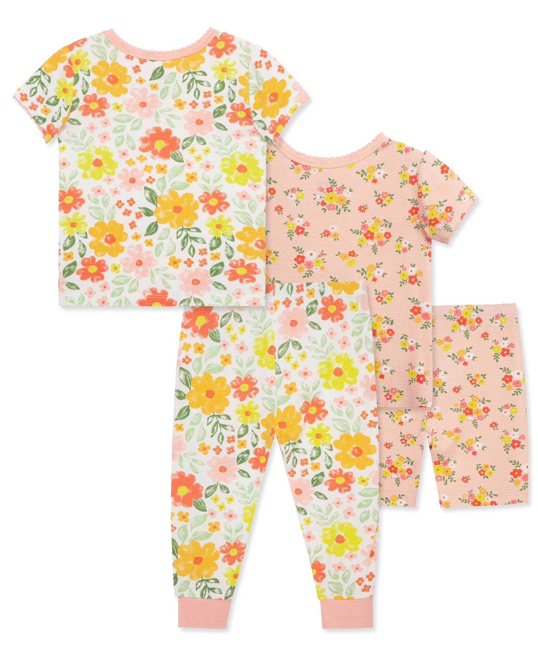 Floral 4-Piece Pajama Set (12M-24M) - Little Me