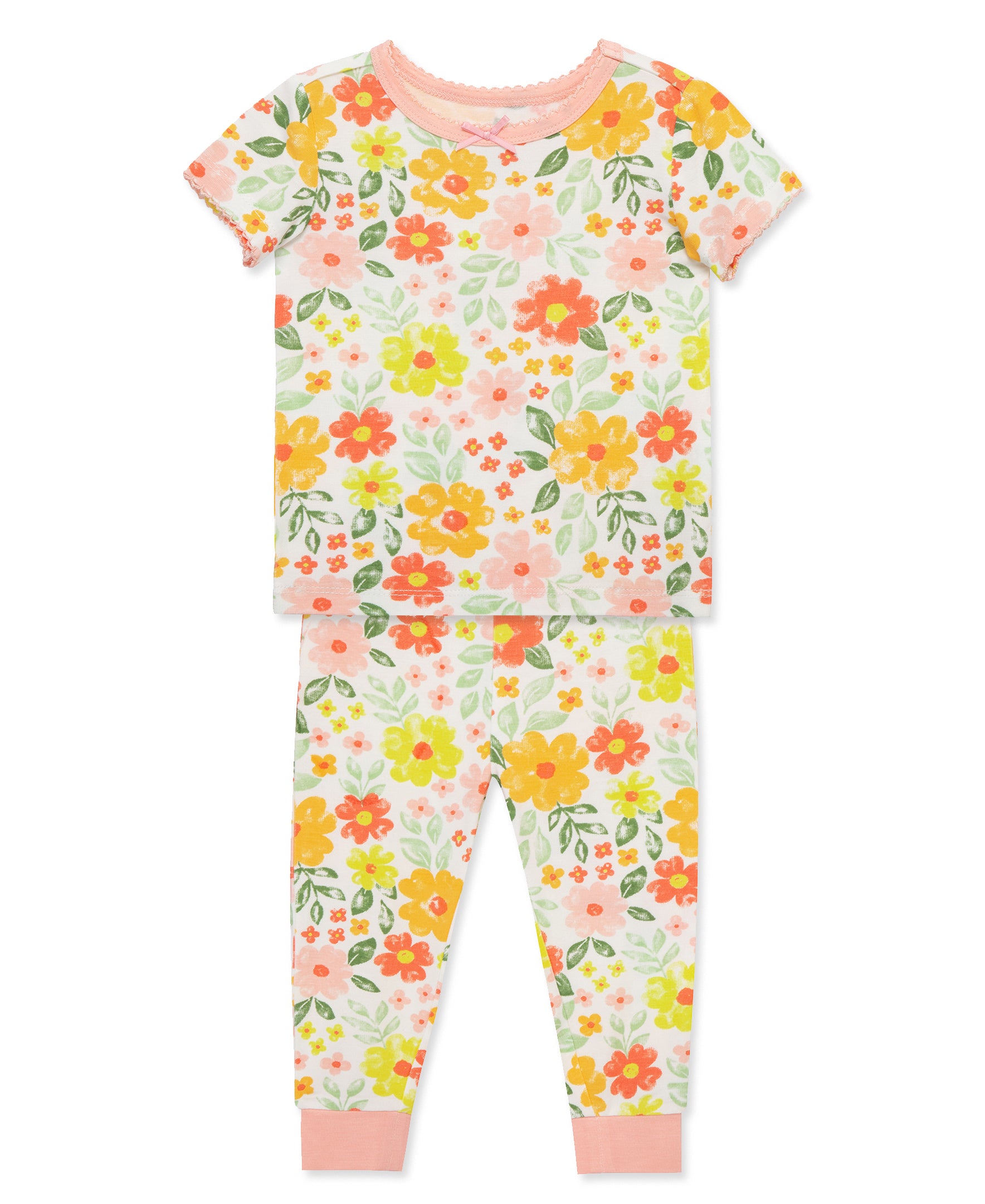 Floral 4-Piece Pajama Set (12M-24M) - Little Me