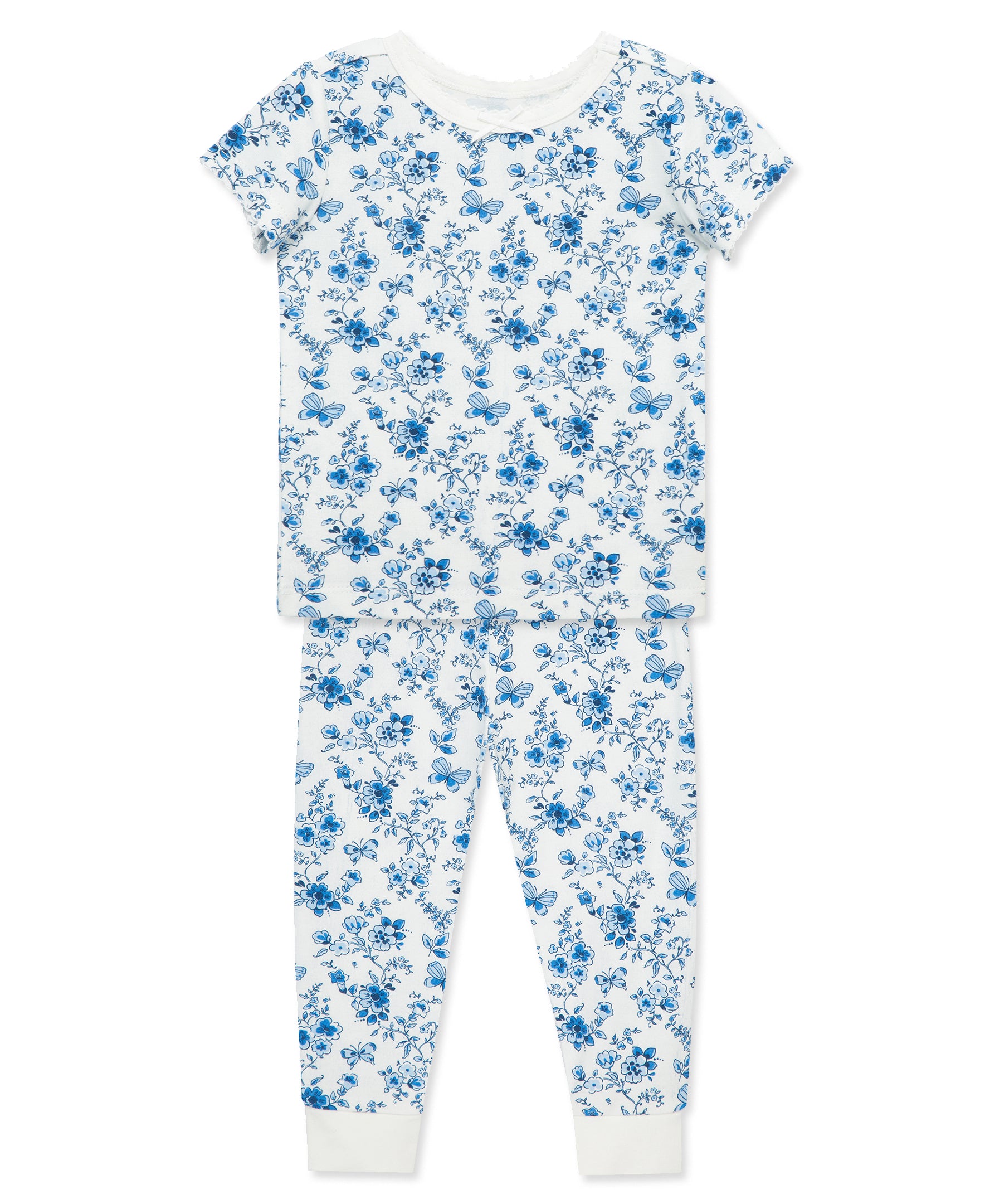 Blue Garden 4-Piece Pajama Set (12M-24M) - Little Me